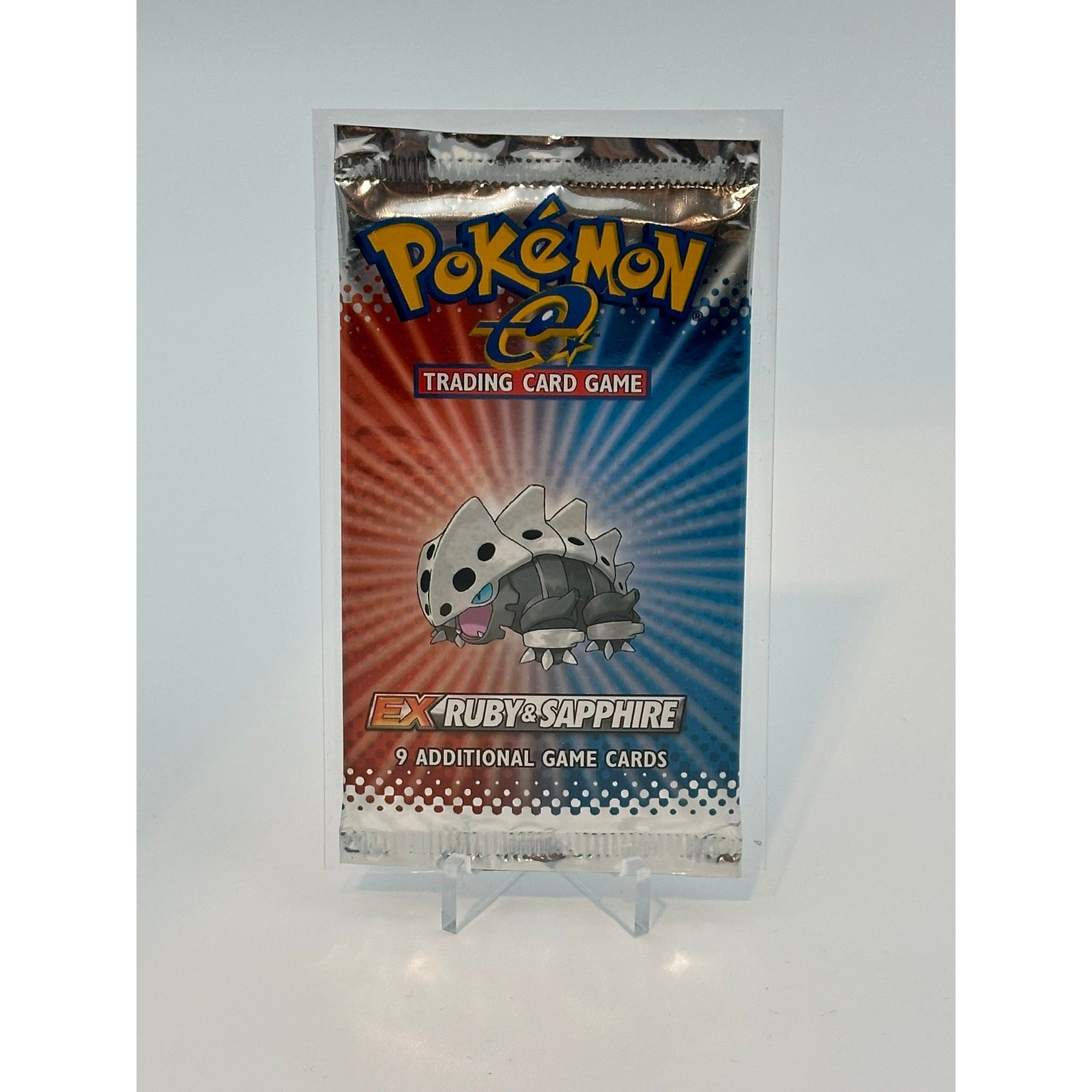Pokemon - Ex Ruby & Sapphire (2003) - Booster Pack (Lairon art) Pokemon - Ex Ruby & Sapphire (2003) - Booster Pack (Lairon art)