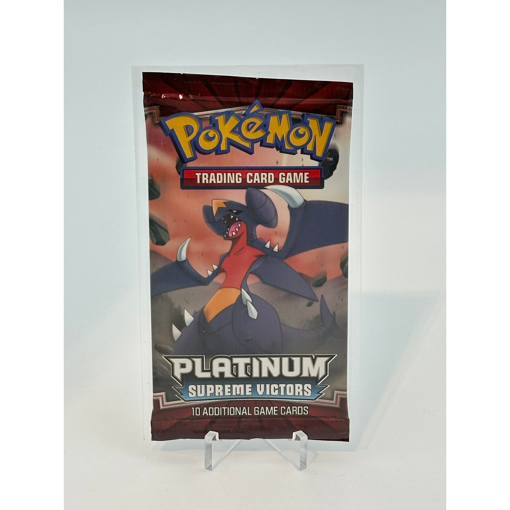 Pokemon - Platinum Supreme Victors (2009) - Booster Pack (Garchomp art Pokemon - Platinum Supreme Victors (2009) - Booster Pack (Garchomp art
