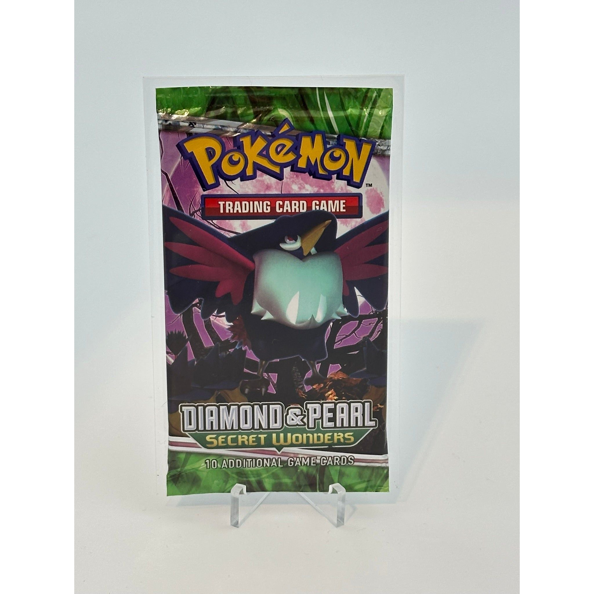Pokemon - Diamond & Pearl Secret Wonders (2007) - Booster Pack (Honchkrow art)