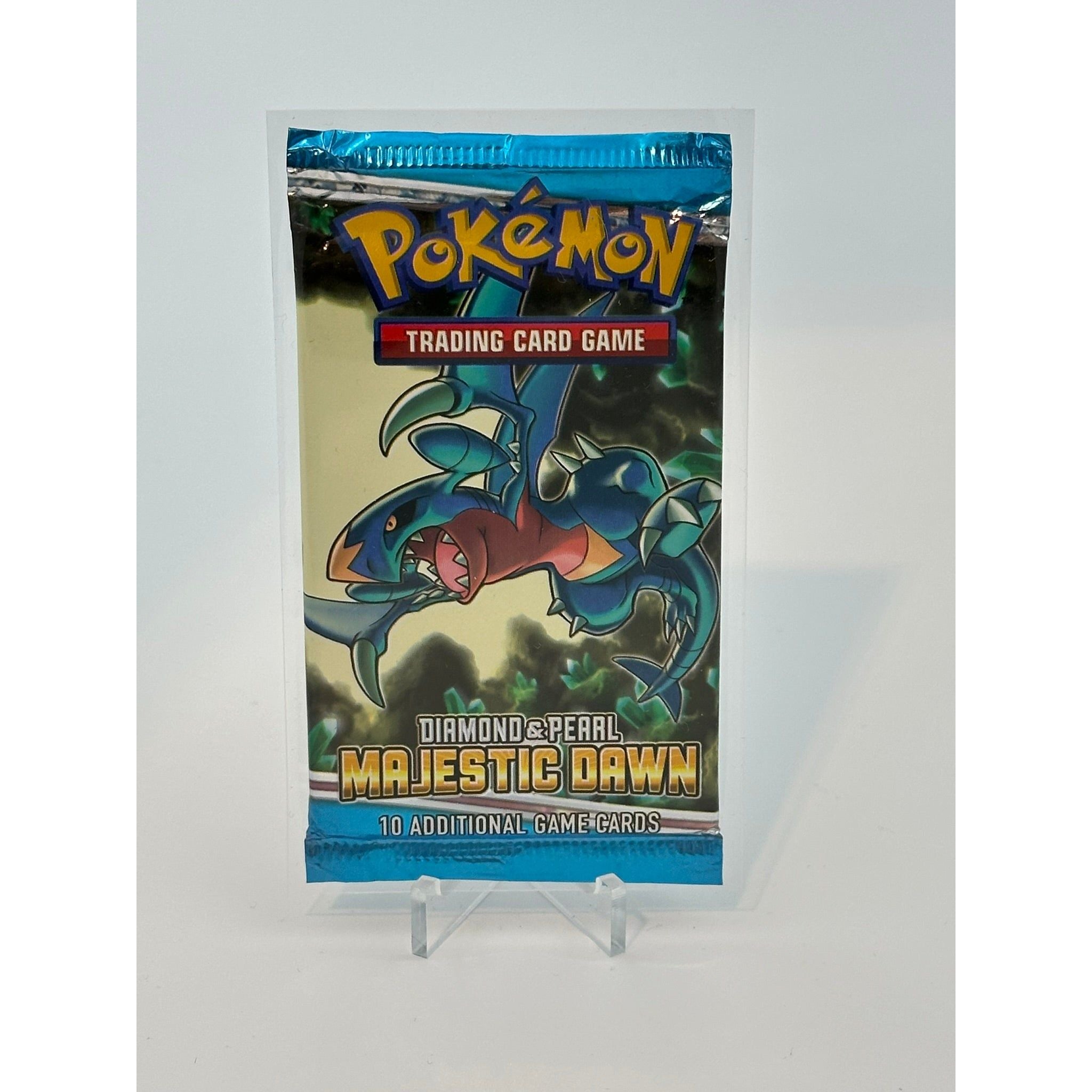 Pokemon - Diamond & Pearl Majestic Dawn (2008) - Booster Pack (Garchomp art)