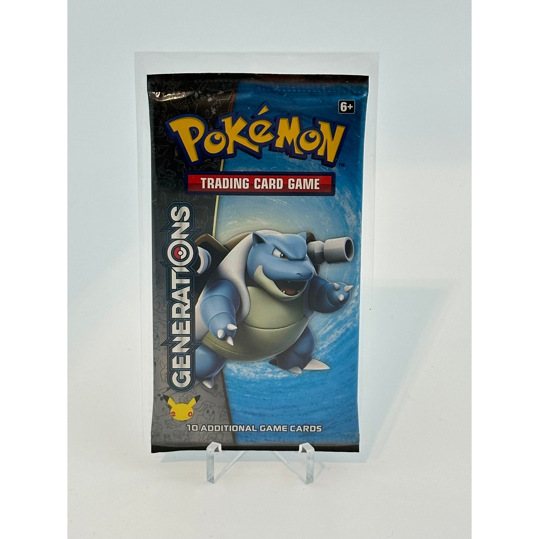 Pokemon - XY Generations (2016) - Booster Pack (Blastoise art)