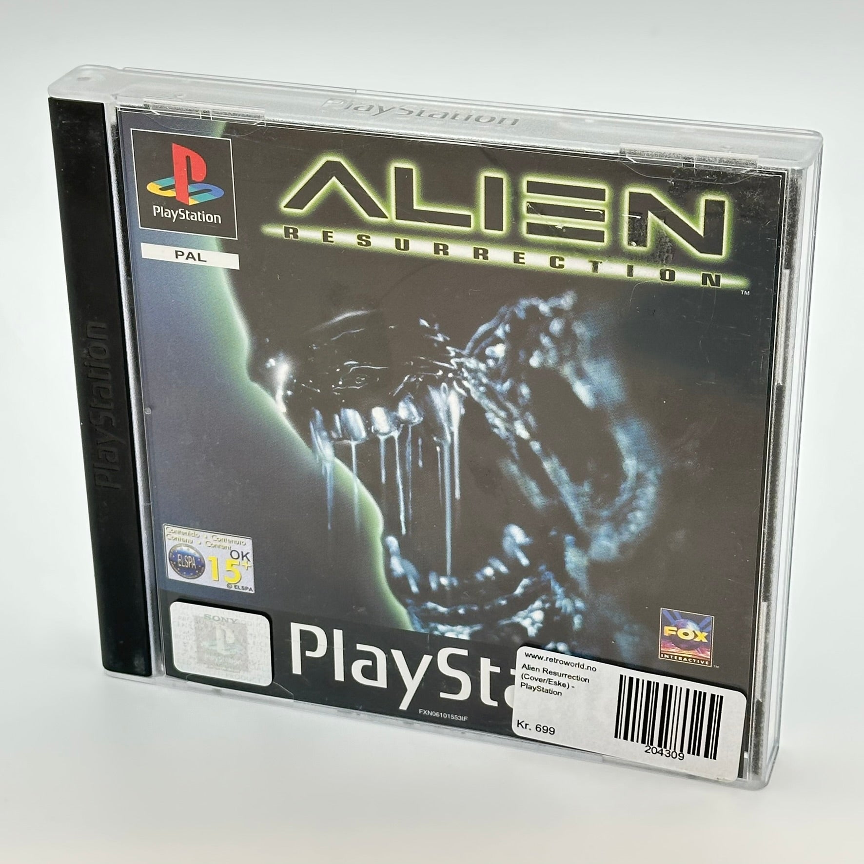 Alien Resurrection (Med manual) - PlayStation 1 (PS1)