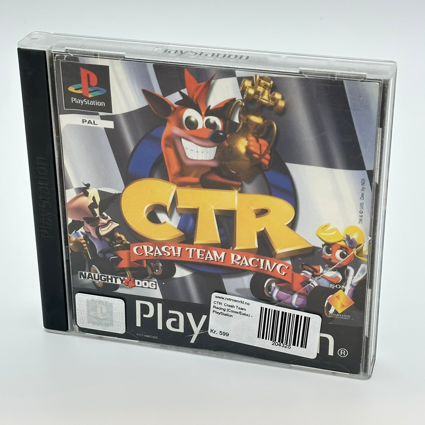 CTR: Crash Team Racing (Med manual) - PlayStation 1 (PS1)