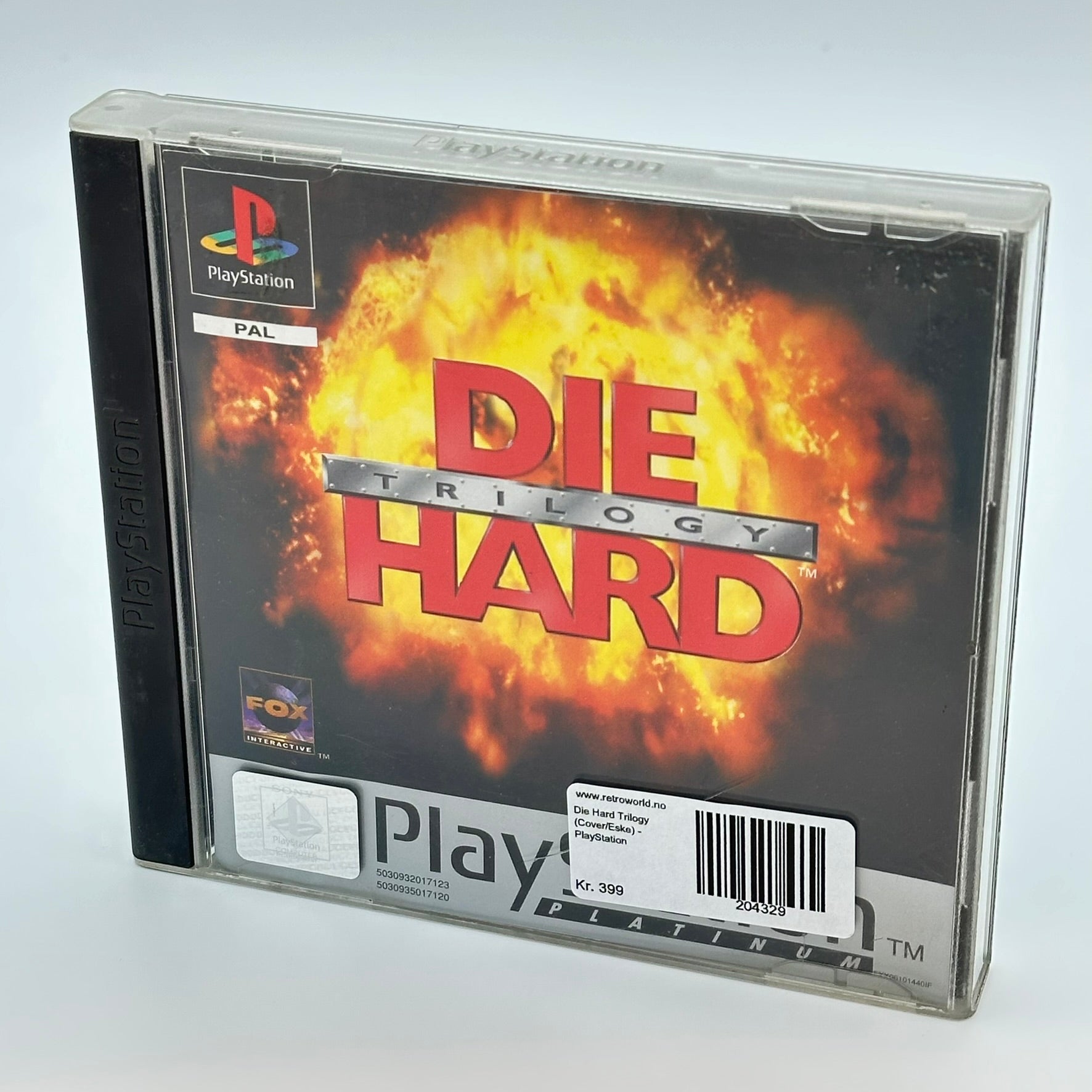 Die Hard Trilogy Platinum (Med manual) - PlayStation 1 (PS1)