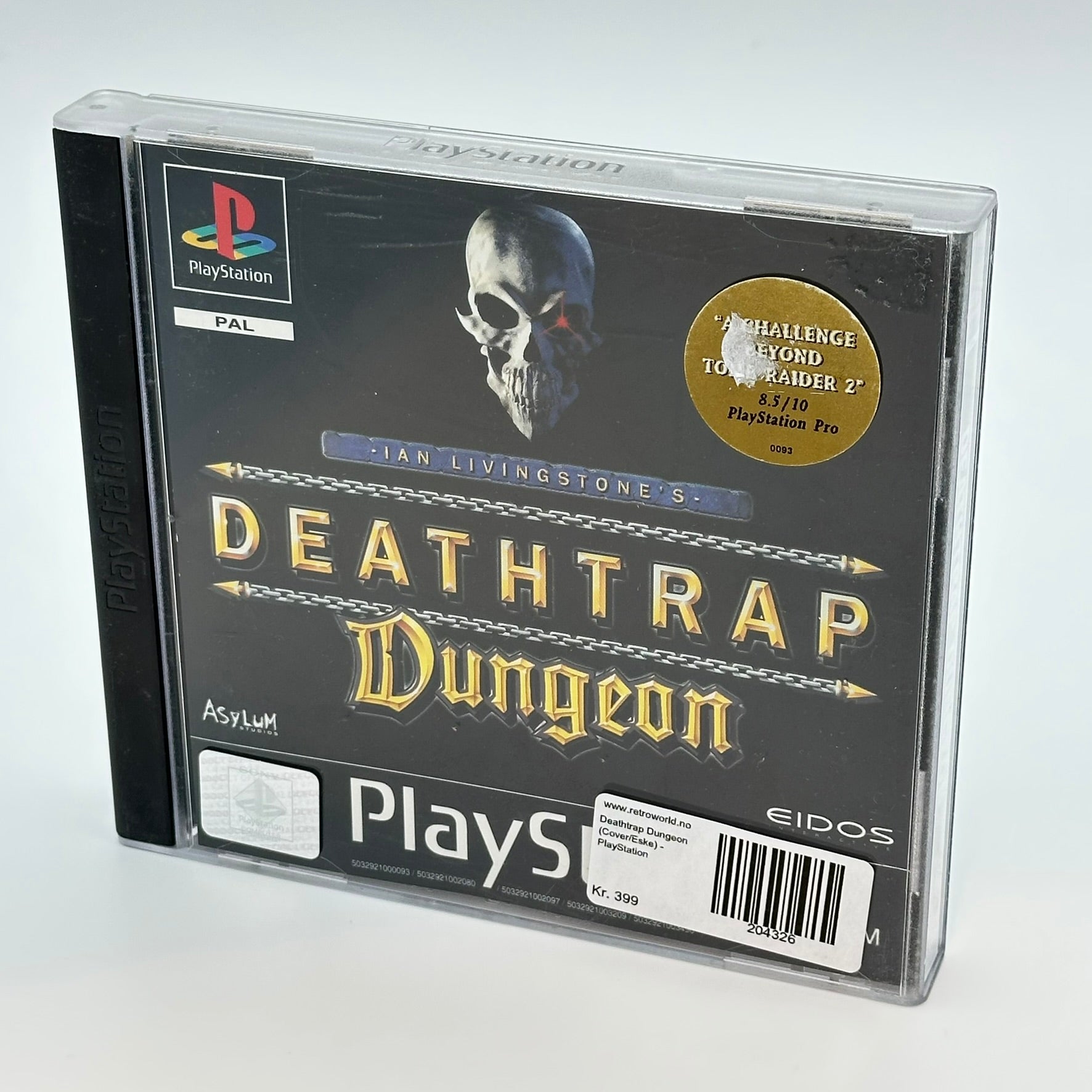 Deathtrap Dungeon (Med manual) - PlayStation 1 (PS1)