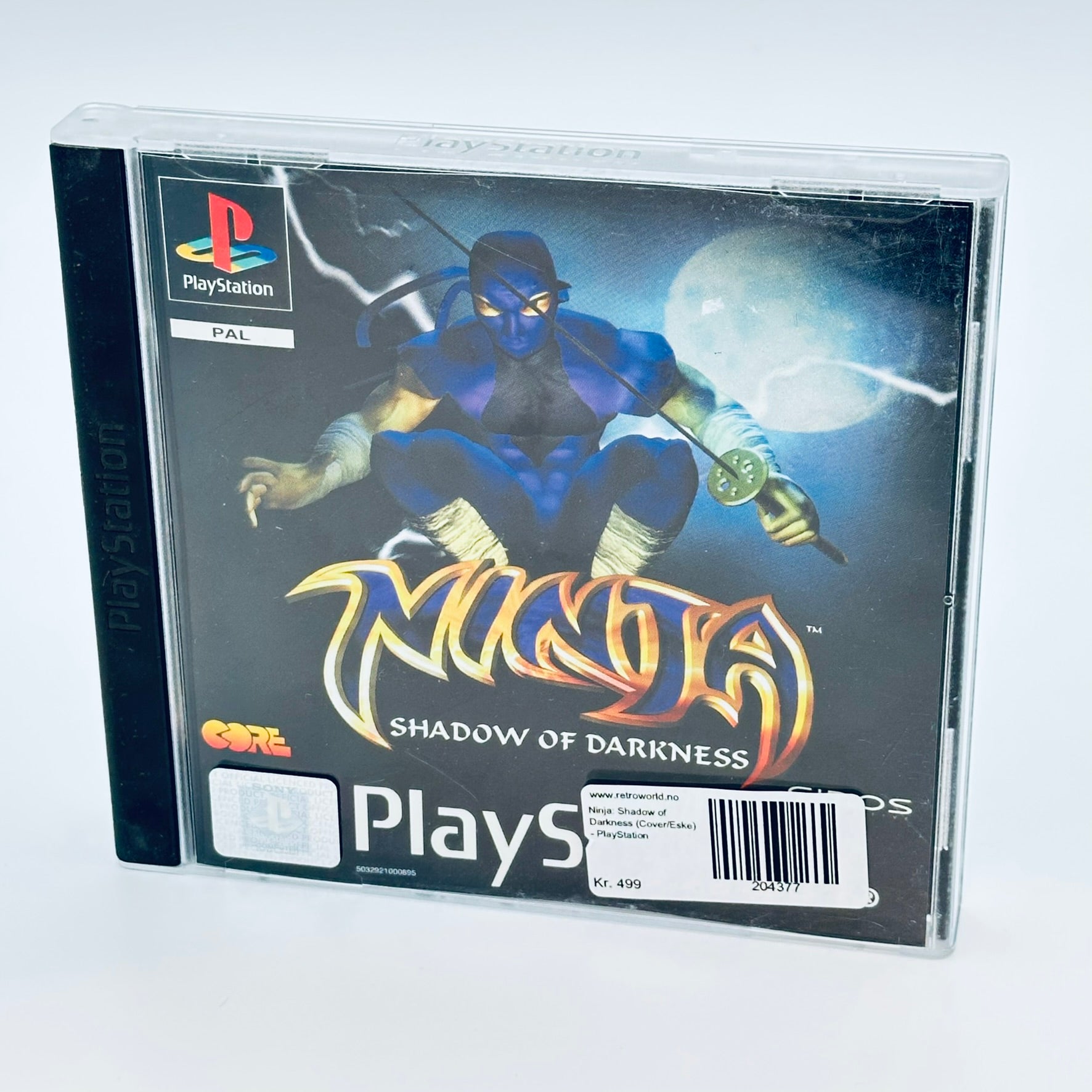 Ninja: Shadow of Darkness (Med manual) - PlayStation 1 (PS1)