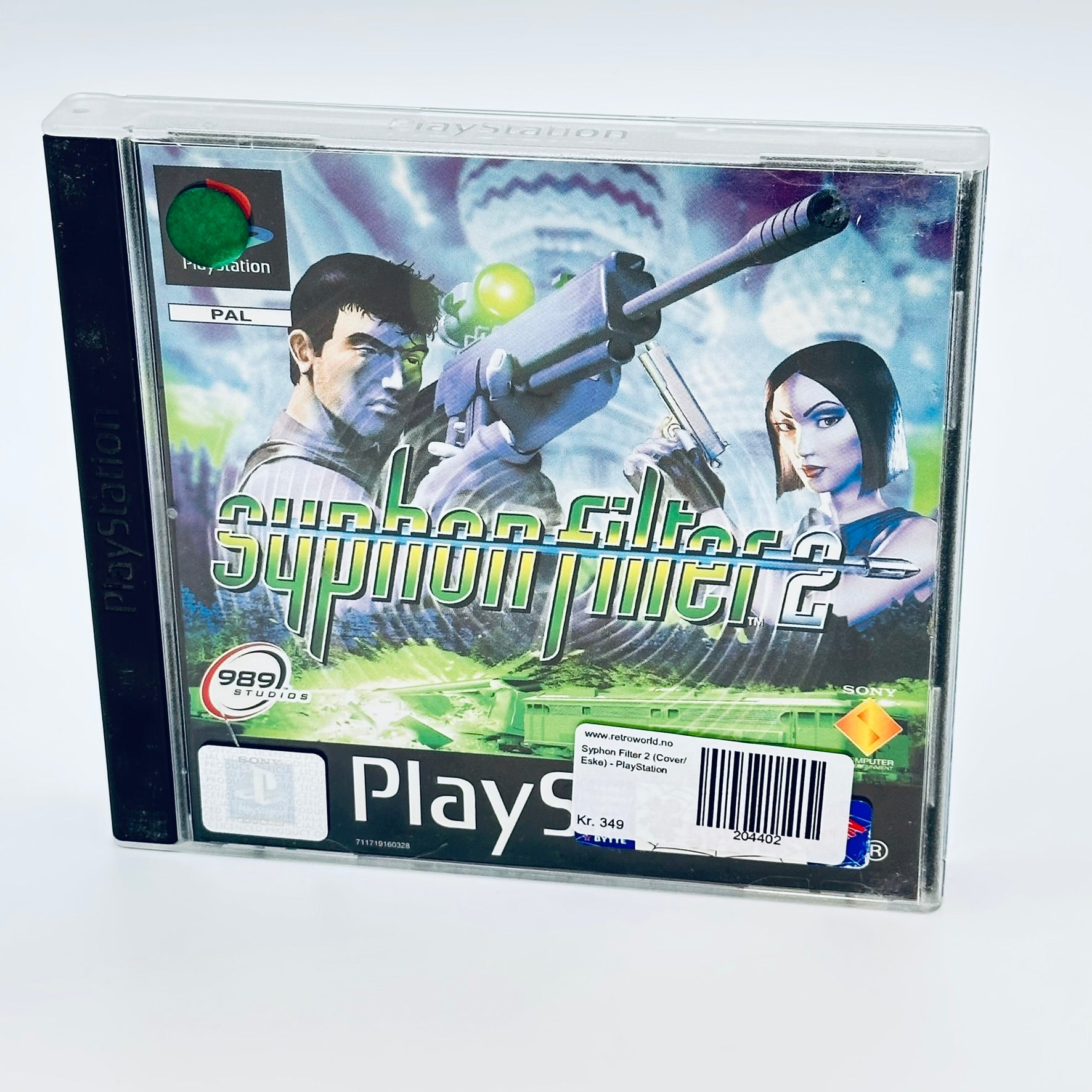 Syphon Filter 2 (Uten manual) - PlayStation 1 (PS1)