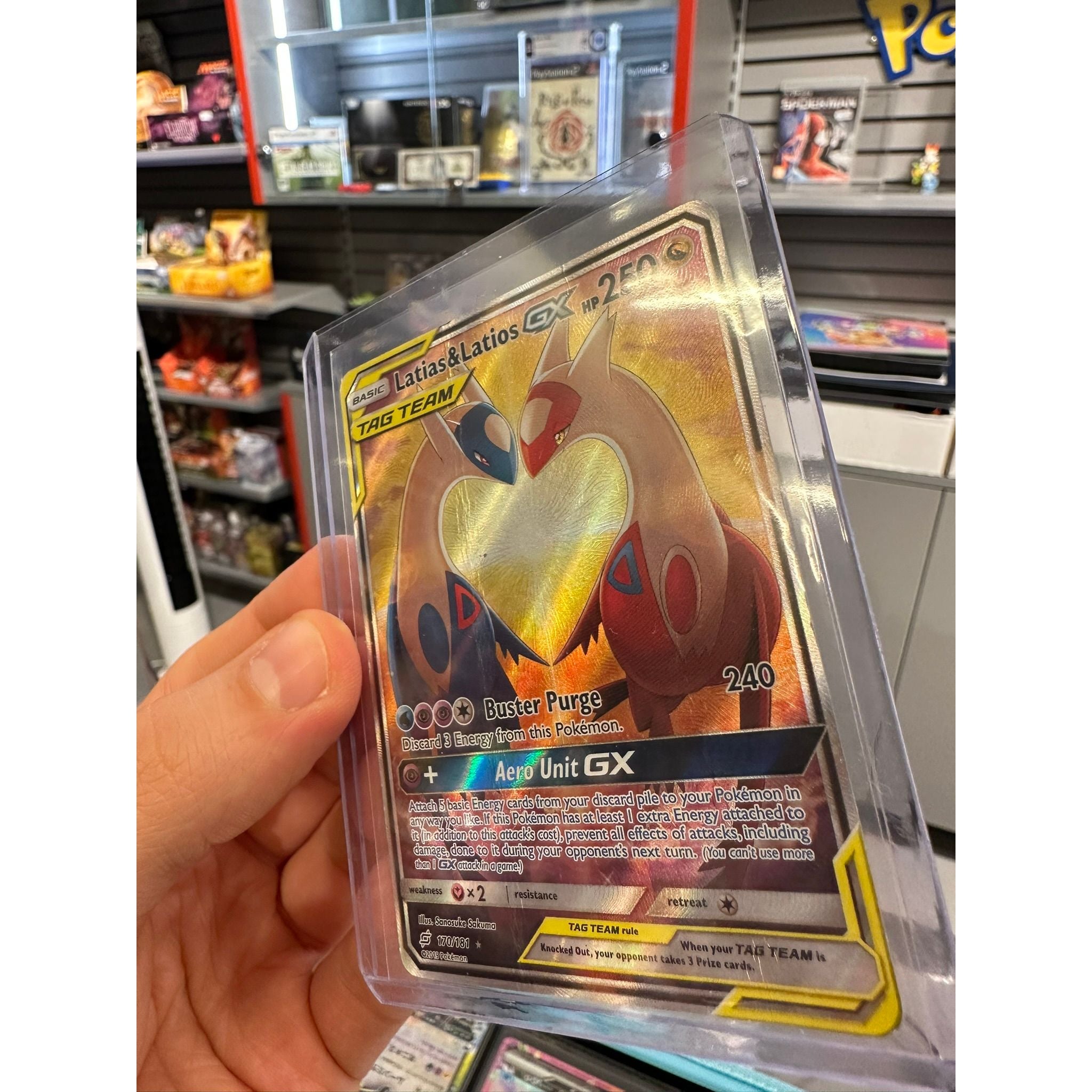 Latias & Latios GX – #170/181 – Skadet