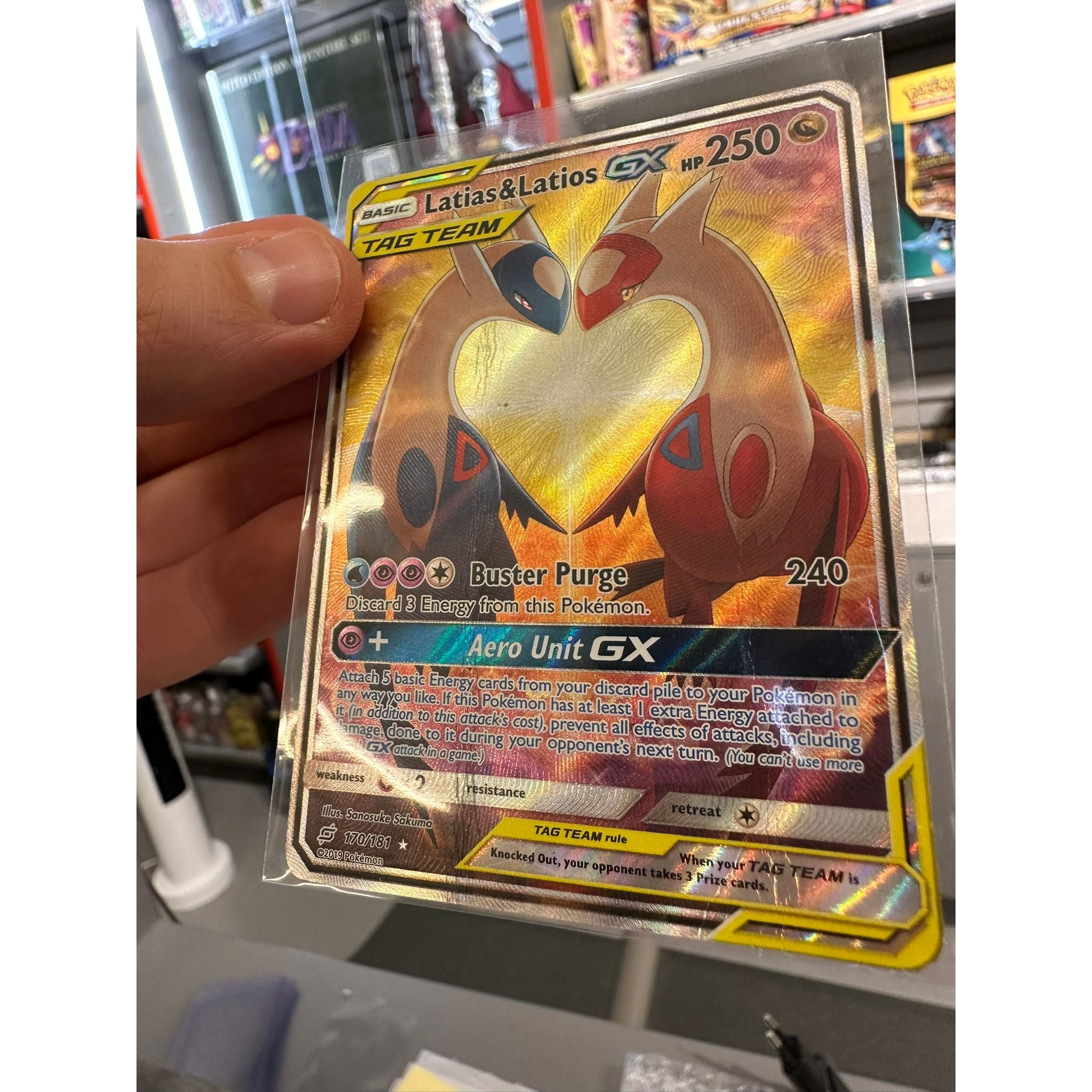 Latias & Latios GX – #170/181 – Skadet