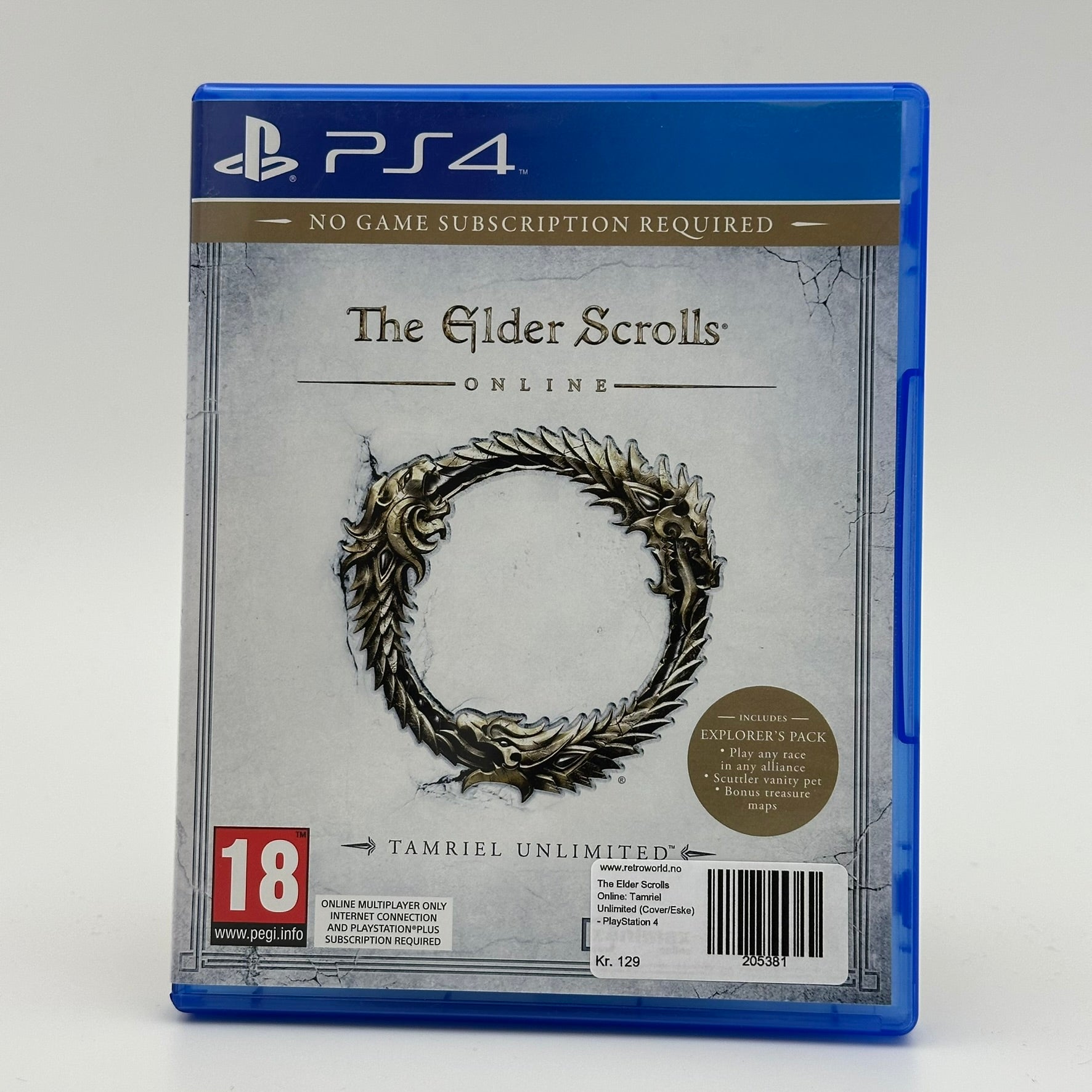 The Elder Scrolls Online: Tamriel Unlimited (Cover/Eske) - PlayStation 4