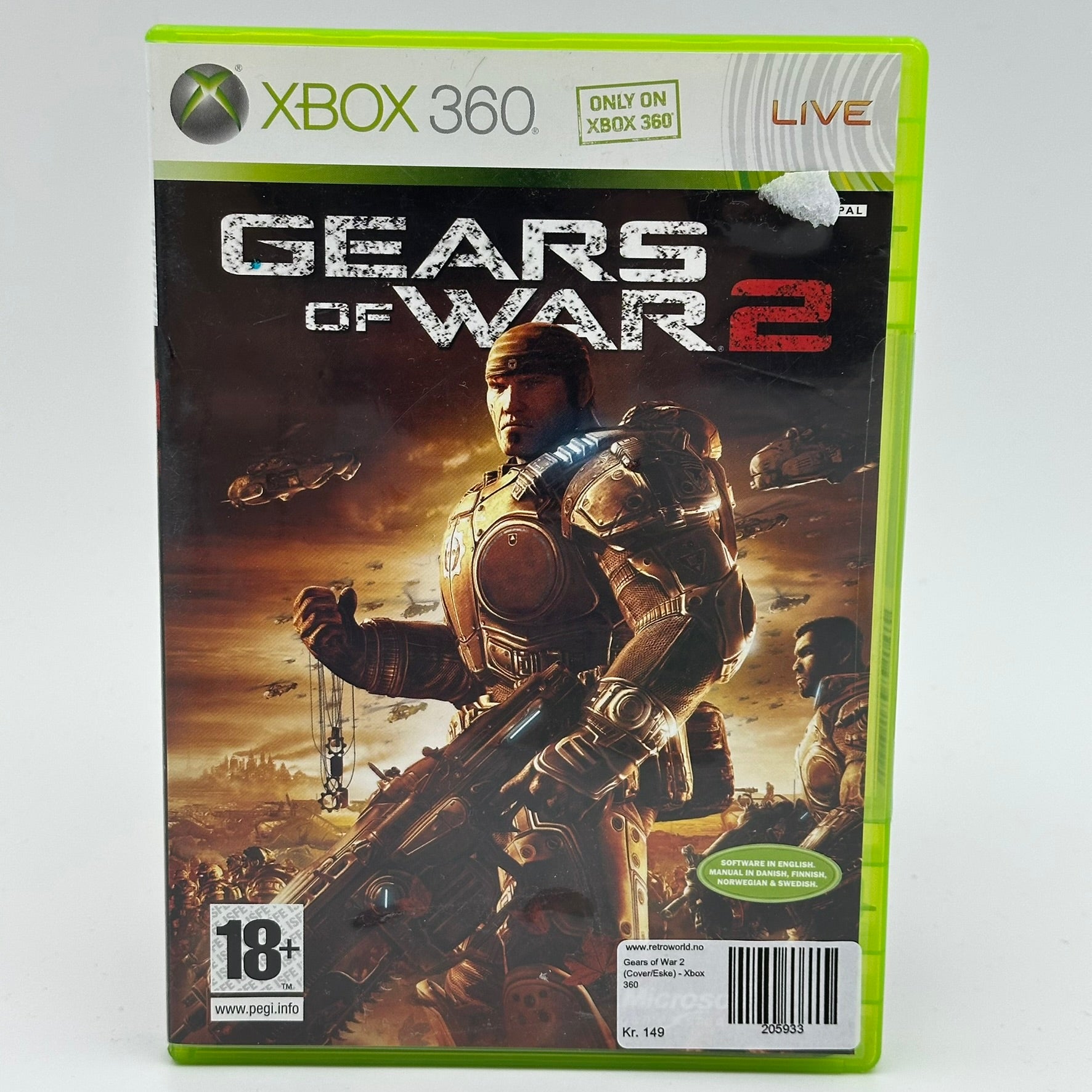 Gears of War 2 (Cover/Eske) - Xbox 360