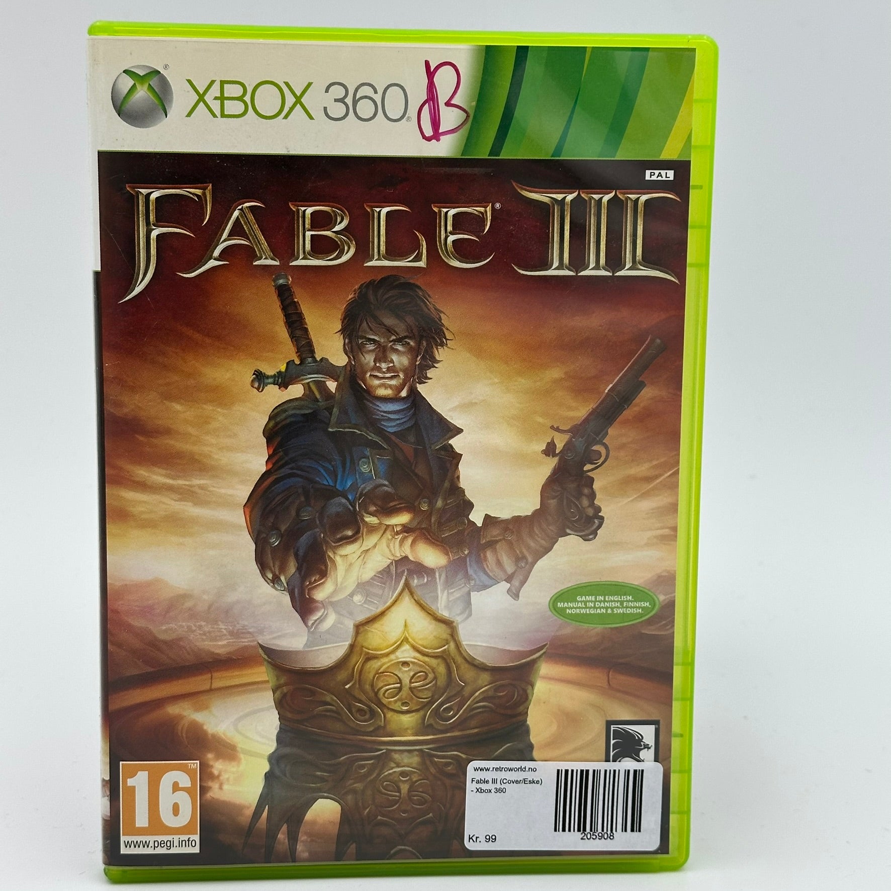 Fable III (Cover/Eske) - Xbox 360