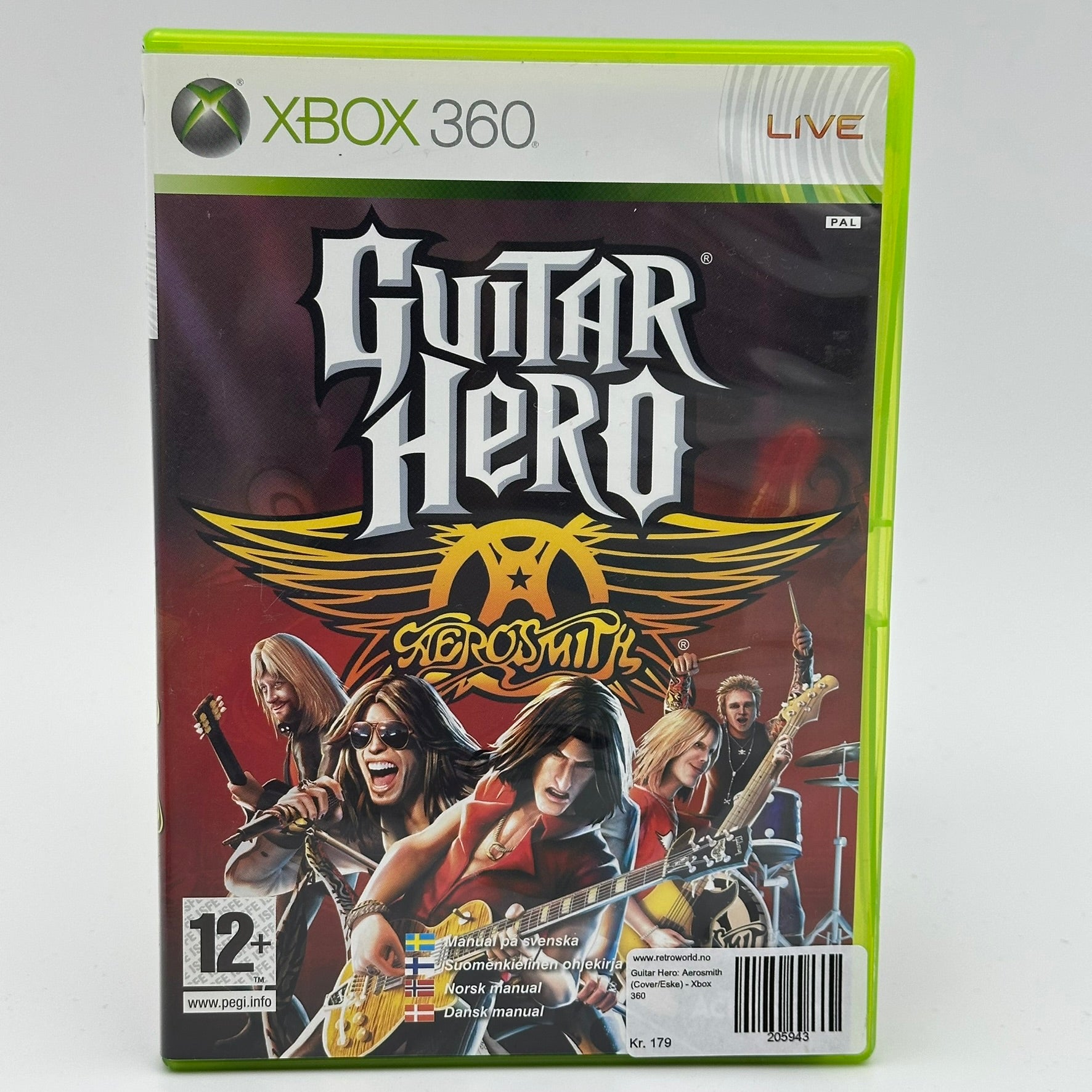 Guitar Hero: Aerosmith (Cover/Eske) - Xbox 360