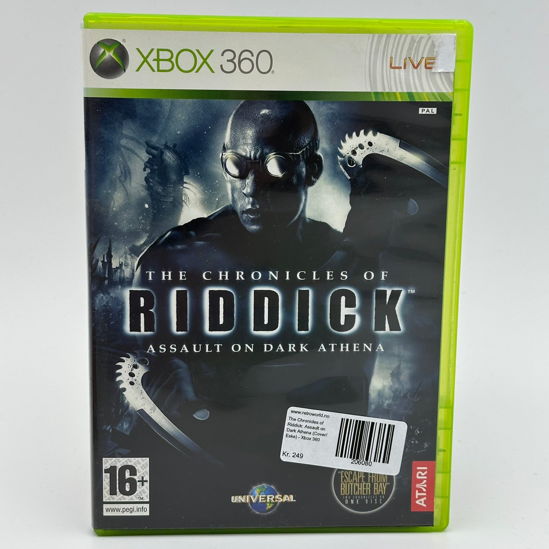 The Chronicles of Riddick: Assault on Dark Athena (Cover/Eske) - Xbox 360