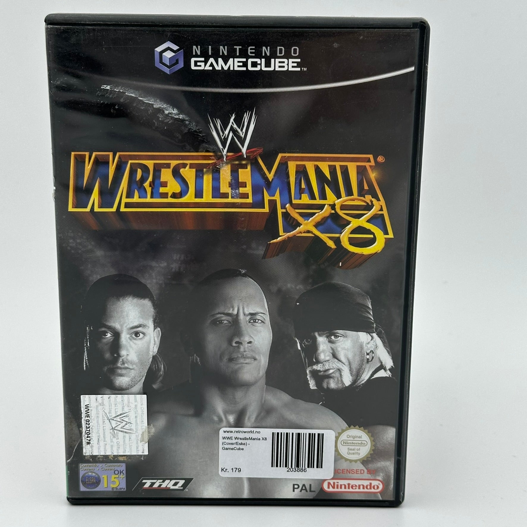 WWE WrestleMania X8 (Cover/Eske) - GameCube