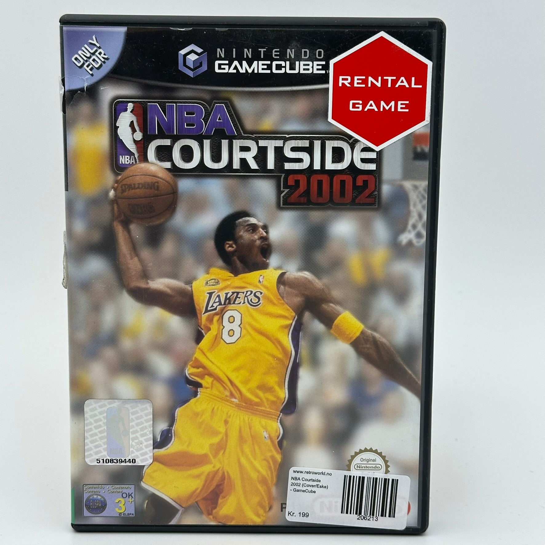 NBA Courtside 2002 (Cover/Eske) - GameCube