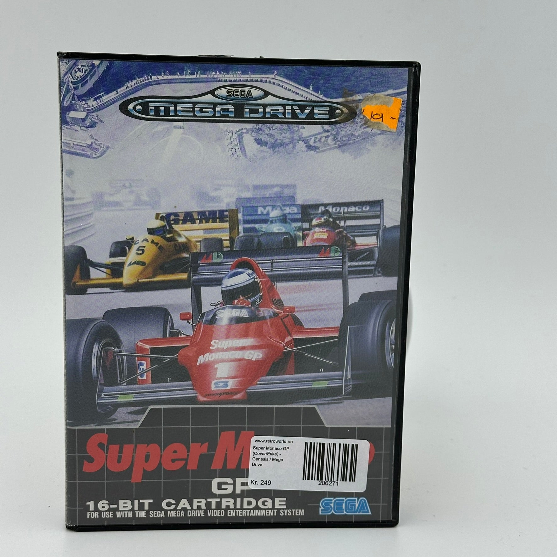 Super Monaco GP (Cover/Eske) - Sega Genesis / Mega Drive