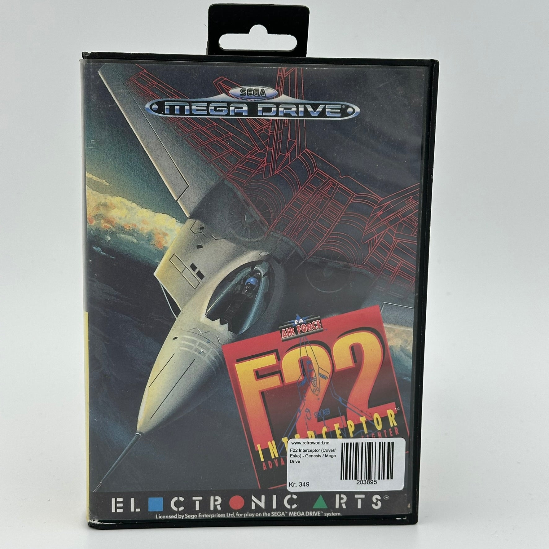 F22 Interceptor (Cover/Eske) - Sega Genesis / Mega Drive