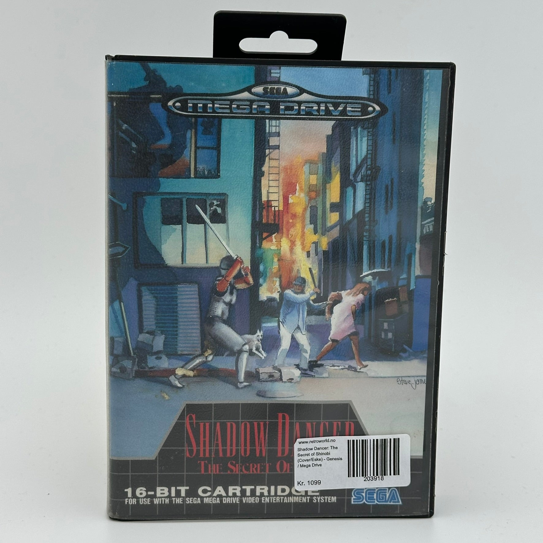 Shadow Dancer: The Secret of Shinobi (Cover/Eske) - Sega Genesis / Mega Drive