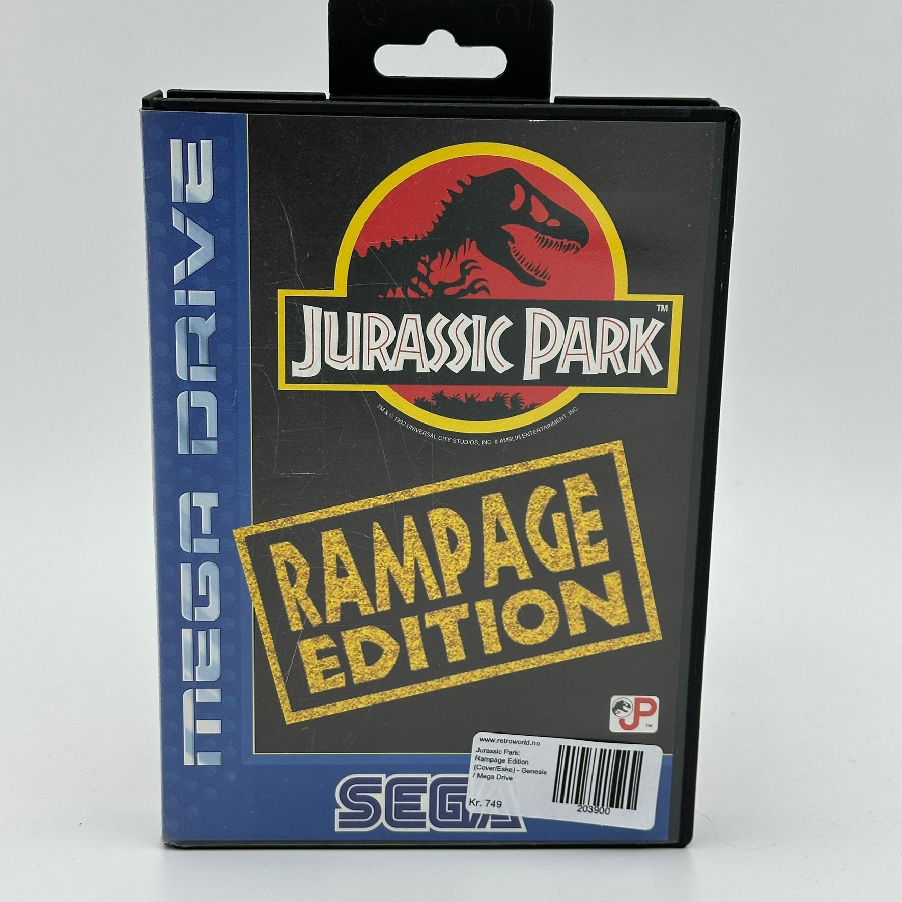 Jurassic Park: Rampage Edition (Cover/Eske) - Sega Genesis / Mega Drive