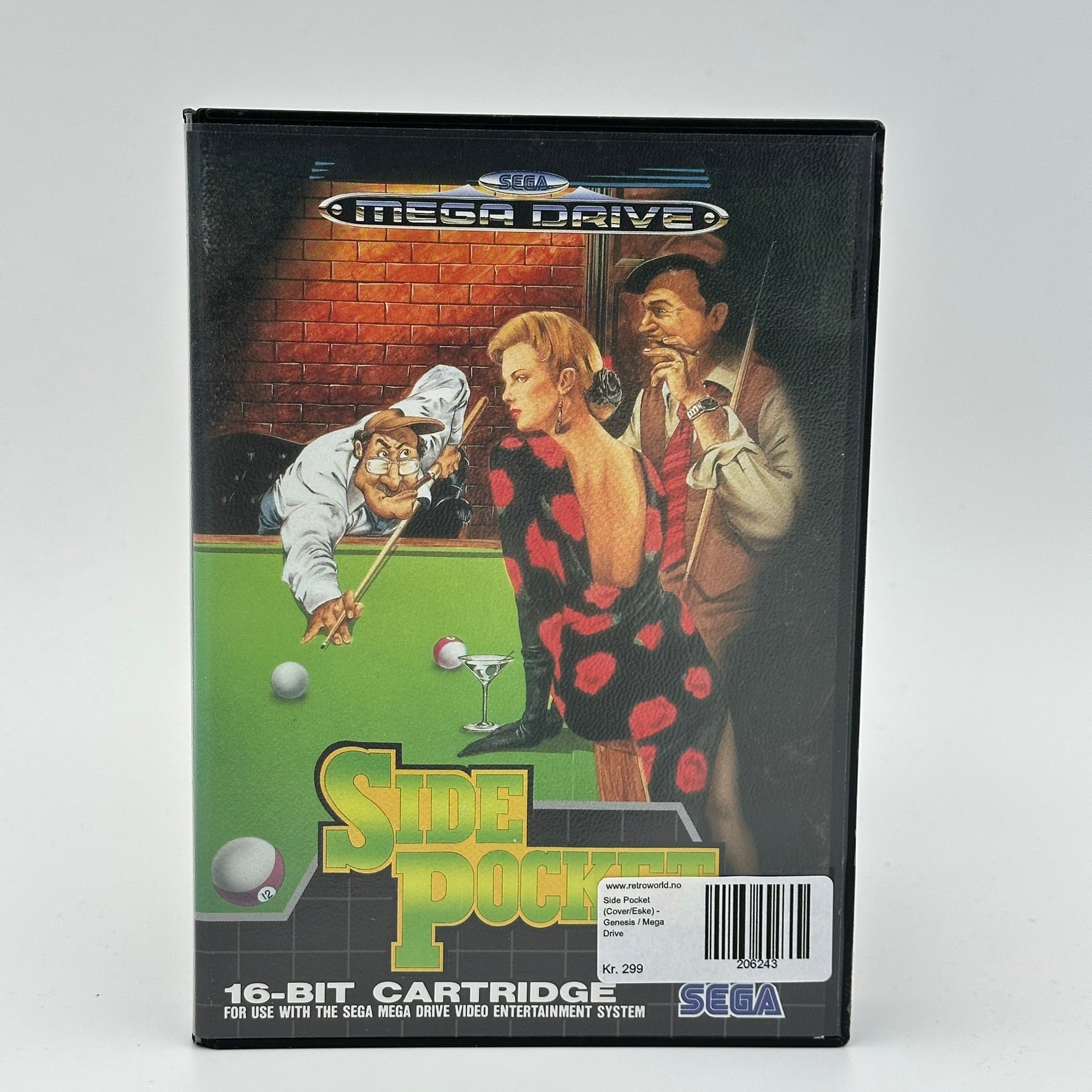 Side Pocket (Cover/Eske) - Sega Genesis / Mega Drive