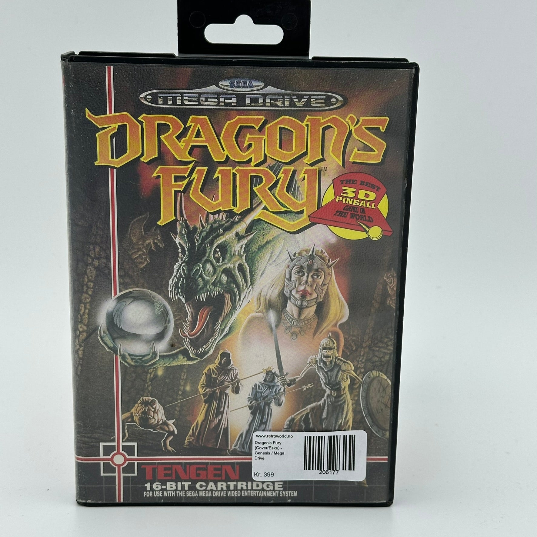 Dragon's Fury (Cover/Eske) - Sega Genesis / Mega Drive