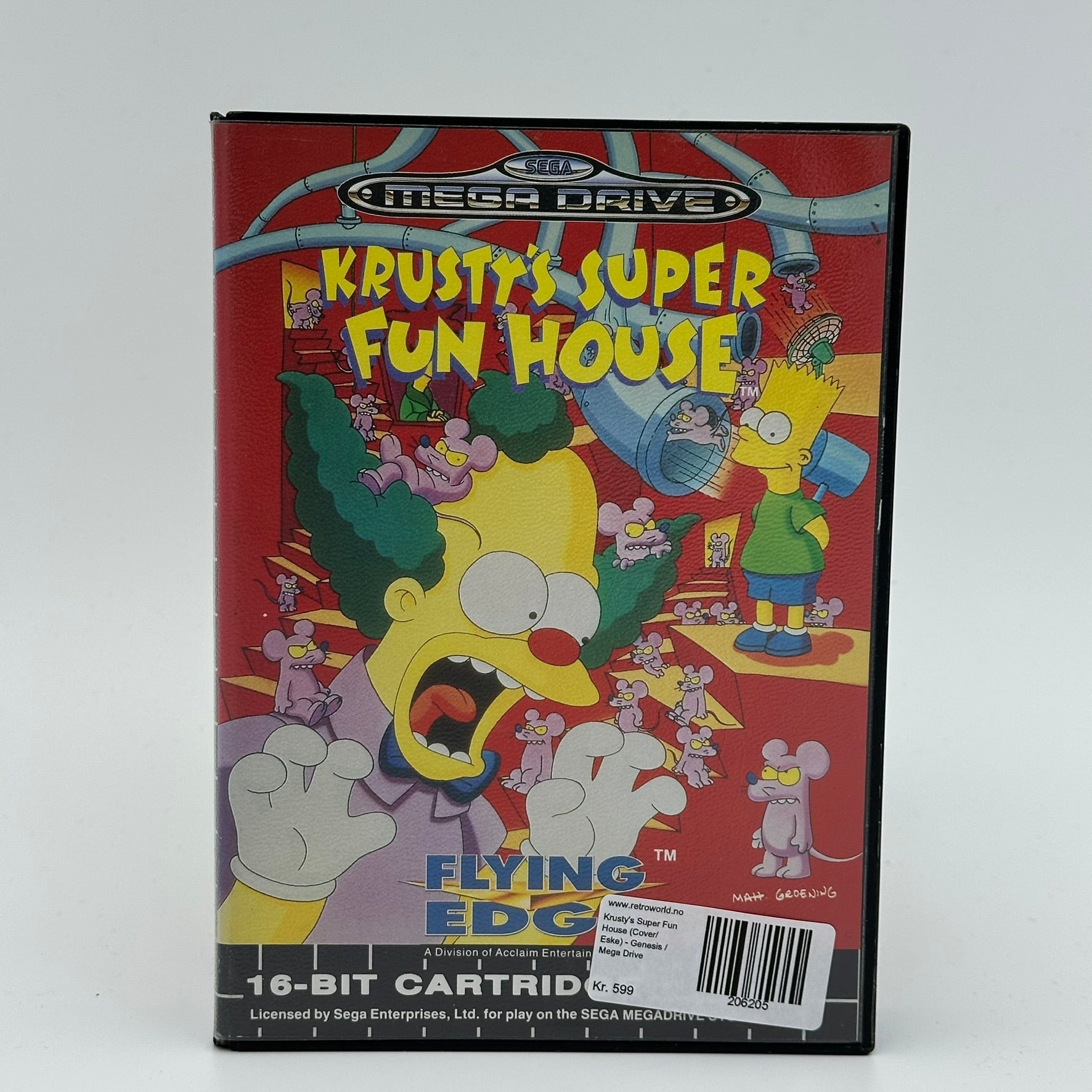 Krusty's Super Fun House (Cover/Eske) - Genesis / Mega Drive