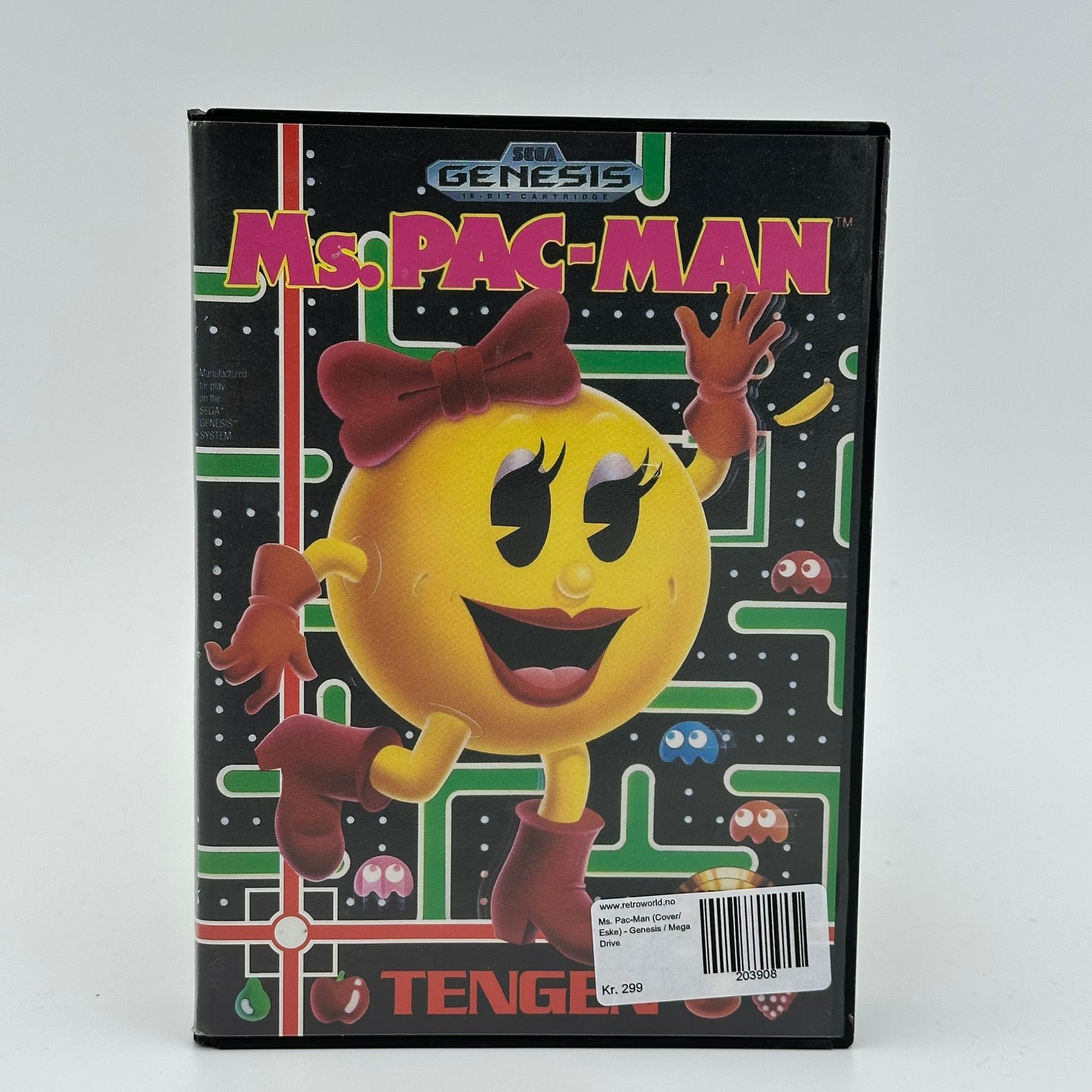 Ms. Pac-Man (Cover/Eske) - Sega Genesis / Mega Drive