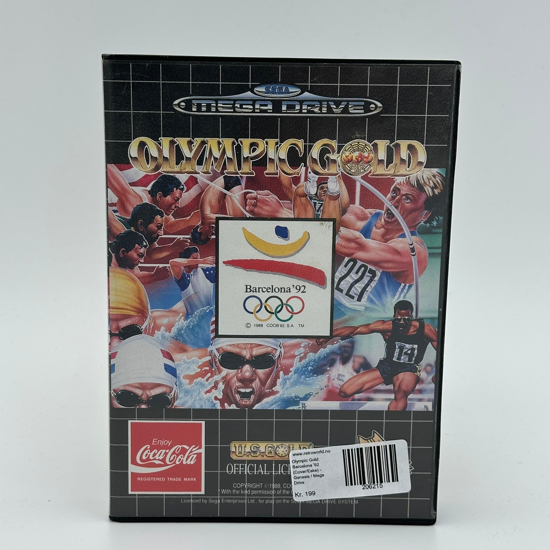 Olympic Gold: Barcelona '92 (Cover/Eske) - Sega Genesis / Mega Drive