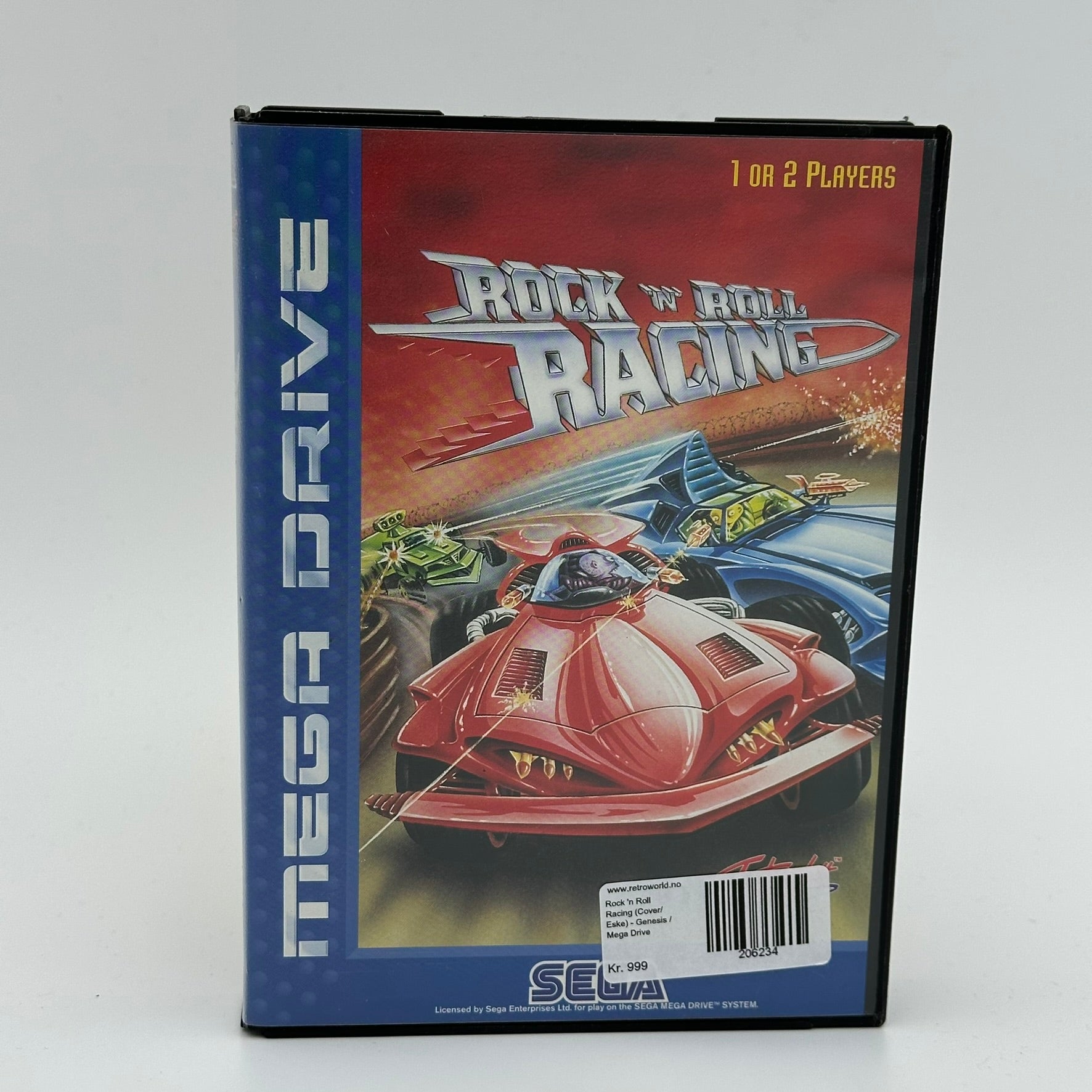 Rock 'n Roll Racing (Cover/Eske) - Sega Genesis / Mega Drive