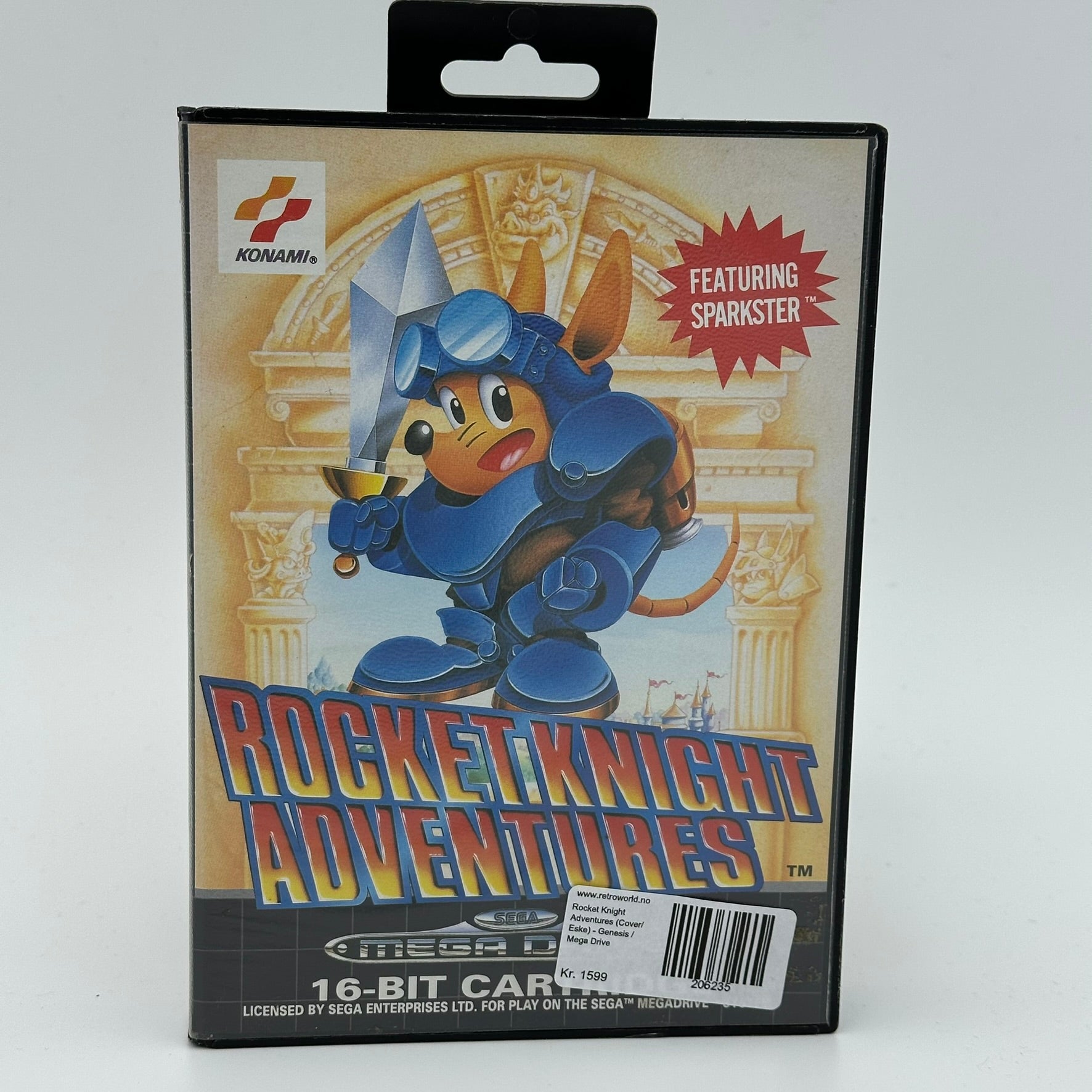 Rocket Knight Adventures (Cover/Eske) - Sega Genesis / Mega Drive