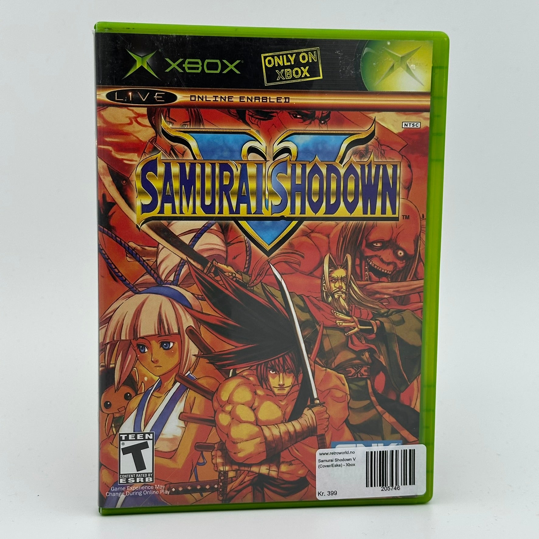 Samurai Shodown V (Cover/Eske) - Xbox