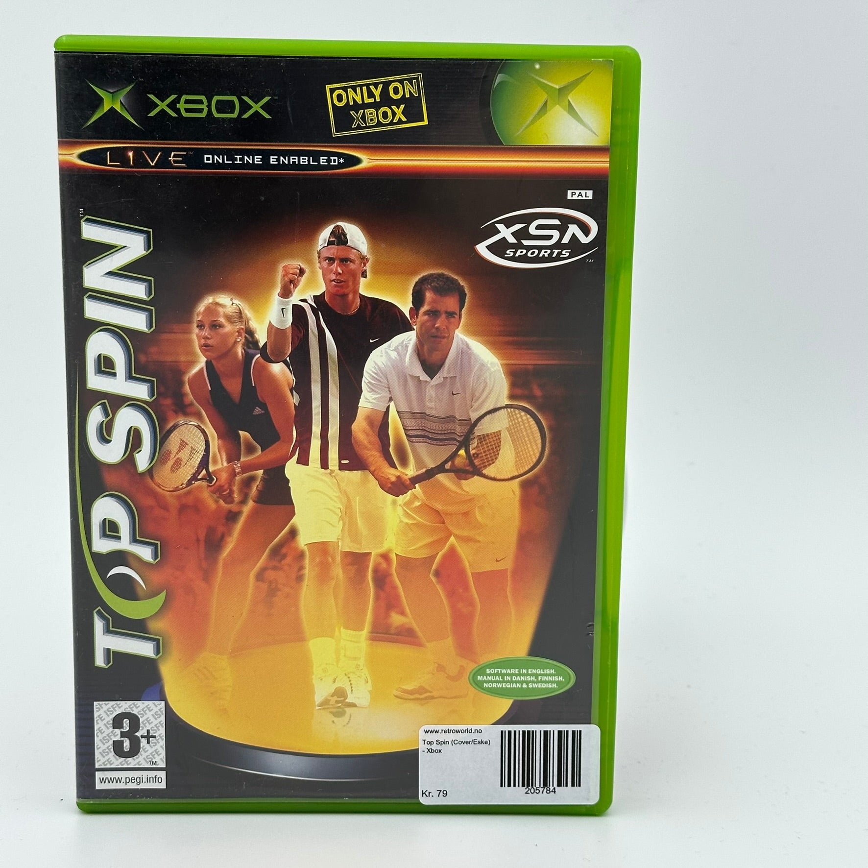 Top Spin (Cover/Eske) - Xbox