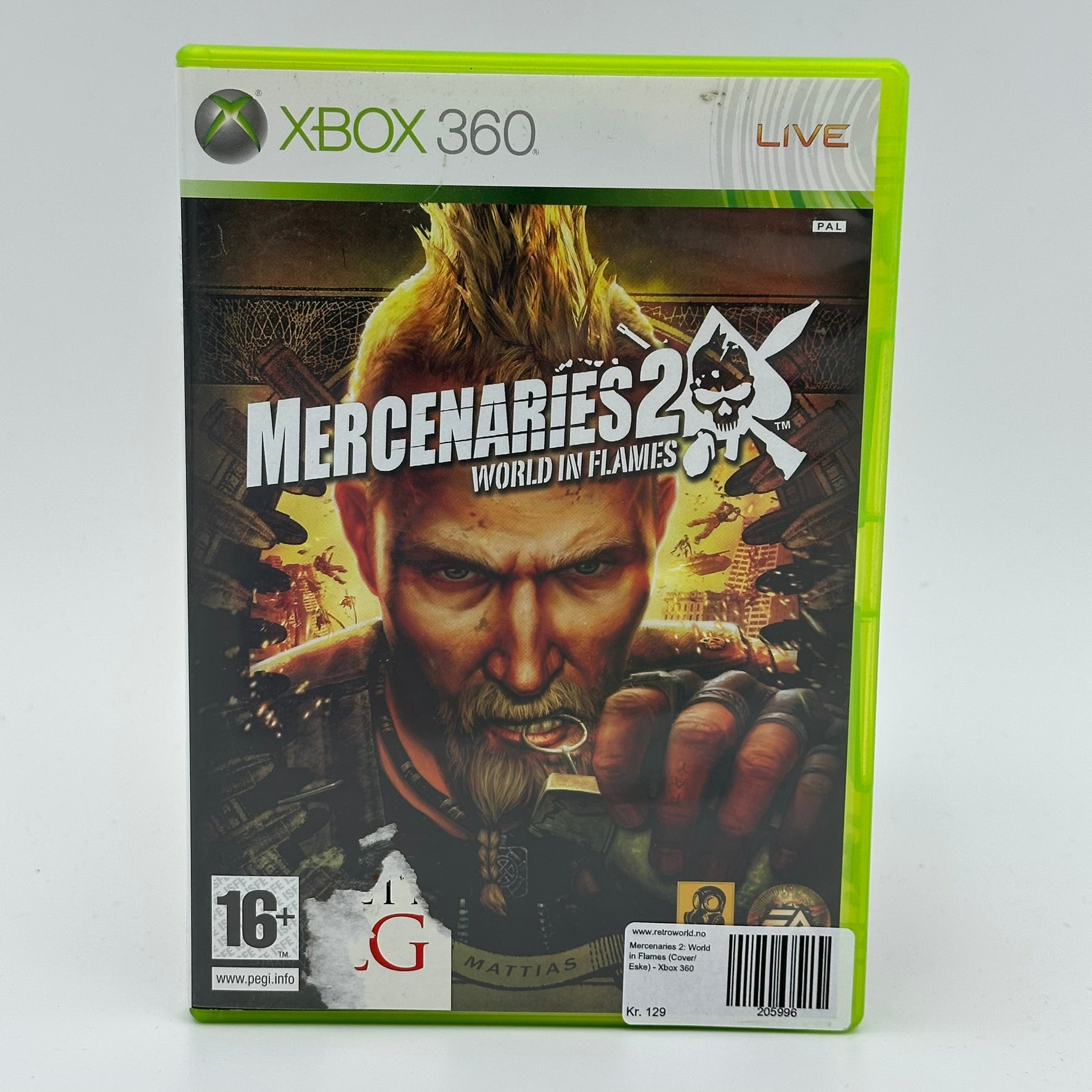 Mercenaries 2: World in Flames (Cover/Eske) - Xbox 360