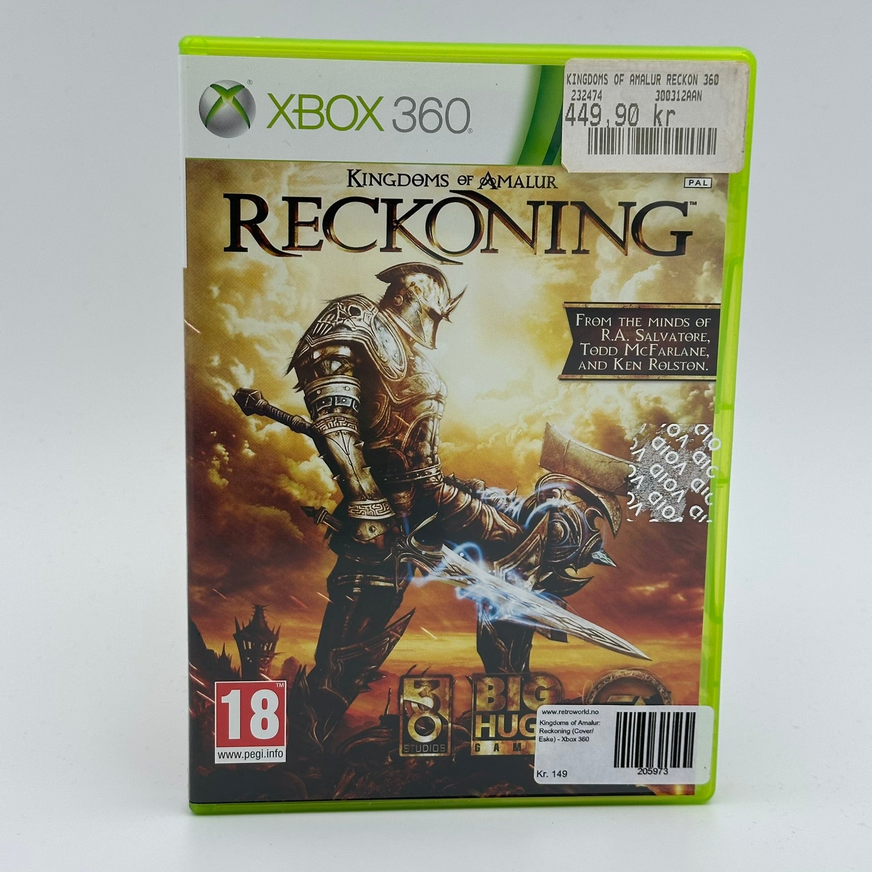 Kingdoms of Amalur: Reckoning (Cover/Eske) - Xbox 360