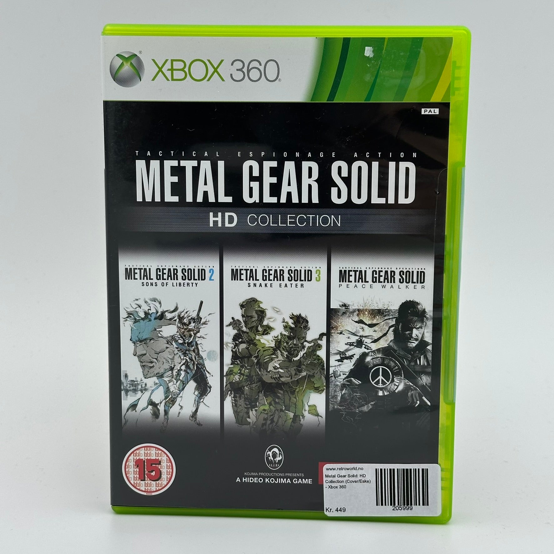 Metal Gear Solid: HD Collection (Cover/Eske) - Xbox 360