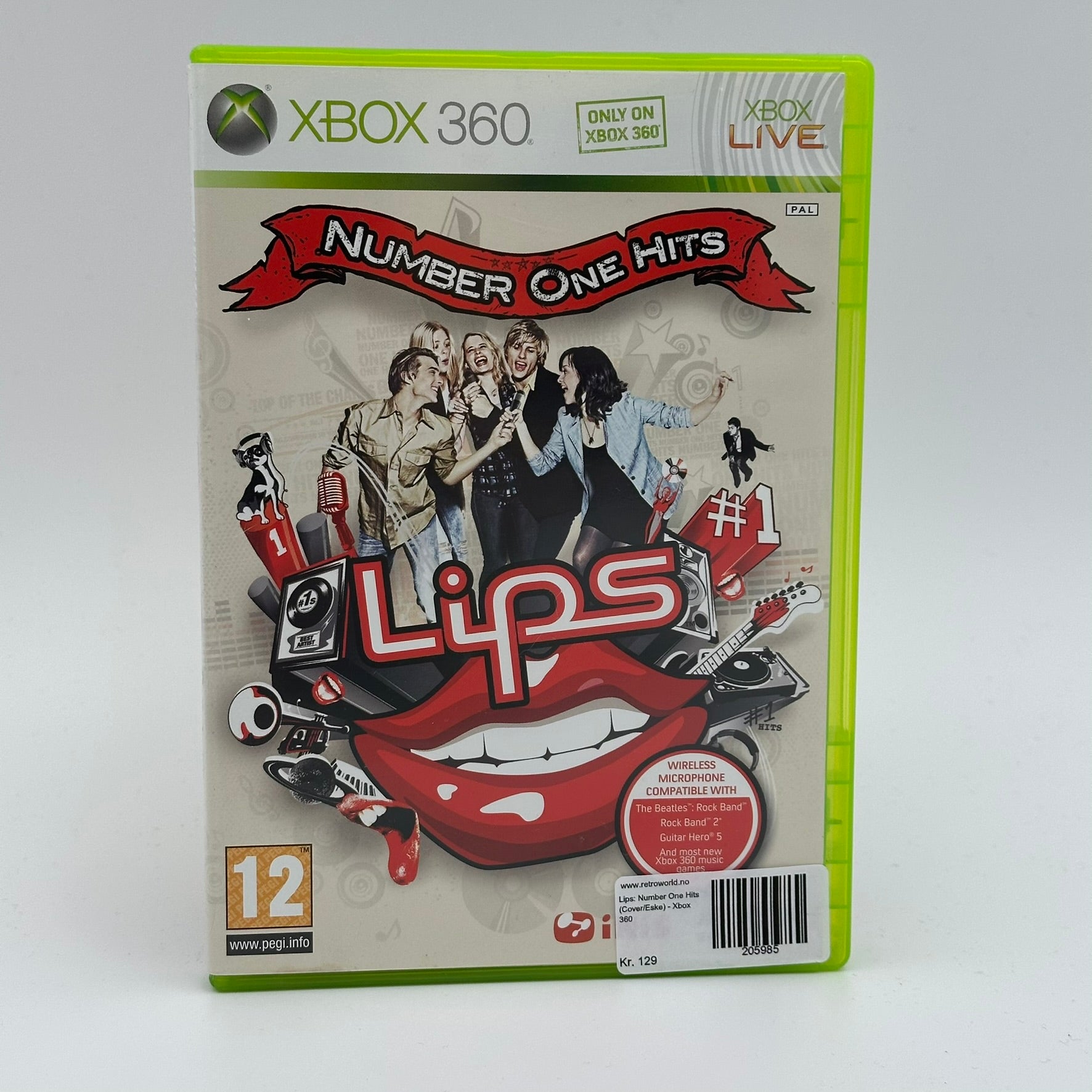 Lips: Number One Hits (Cover/Eske) - Xbox 360
