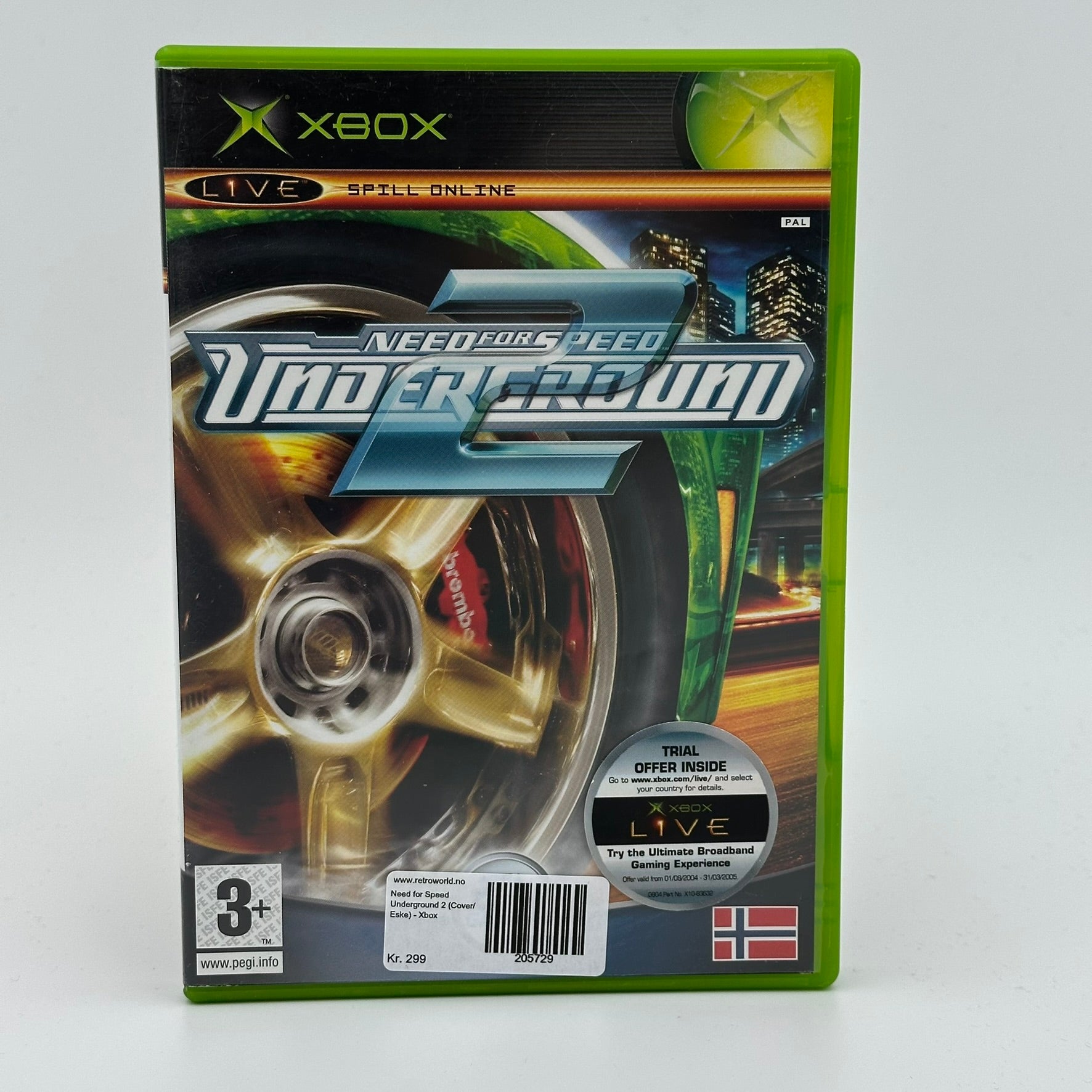 Need for Speed Underground 2 (Cover/Eske) - Xbox