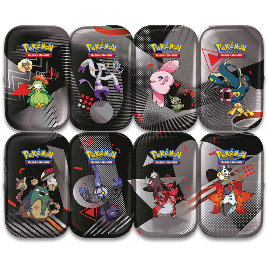 Pokemon - Black Bolt & White Flare - 1stk Mini Tin (2 Booster Packs) Tilfeldig Art