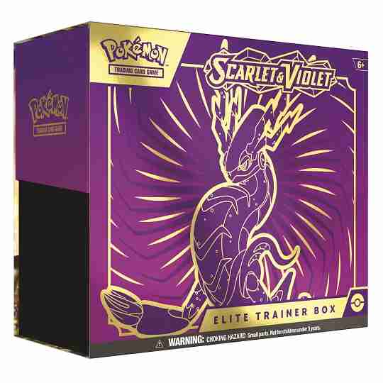 Pokemon - Scarlet & Violet Base - Elite Trainer Box (ETB) (Tilfeldig farge)