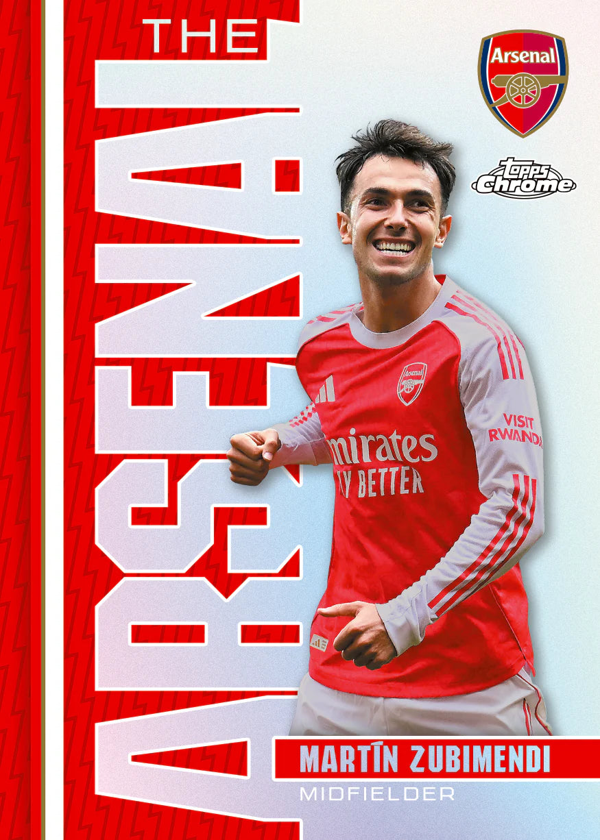 Topps Chrome Arsenal 2025/26 – Deck Boks