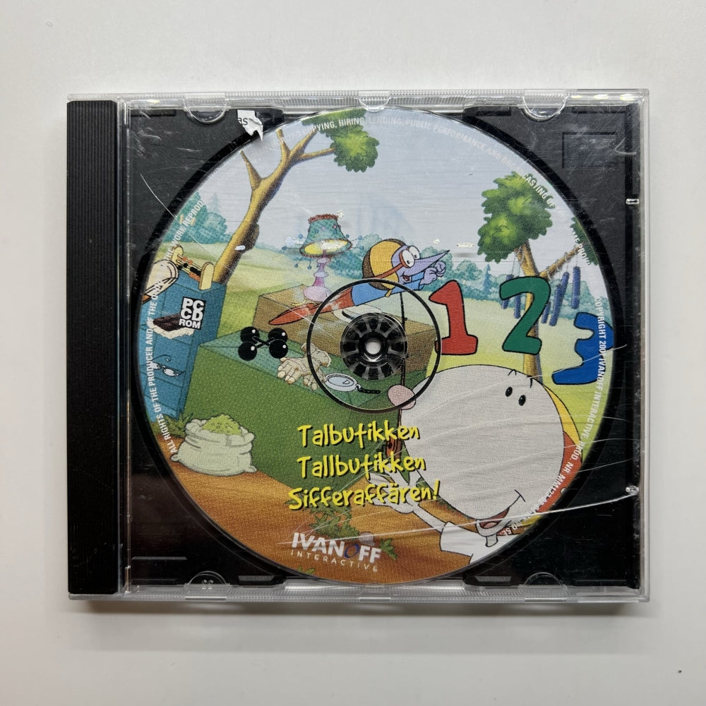 Tallbutikken 1 2 3 PC-spill (kun disk i uoriginalt cover)