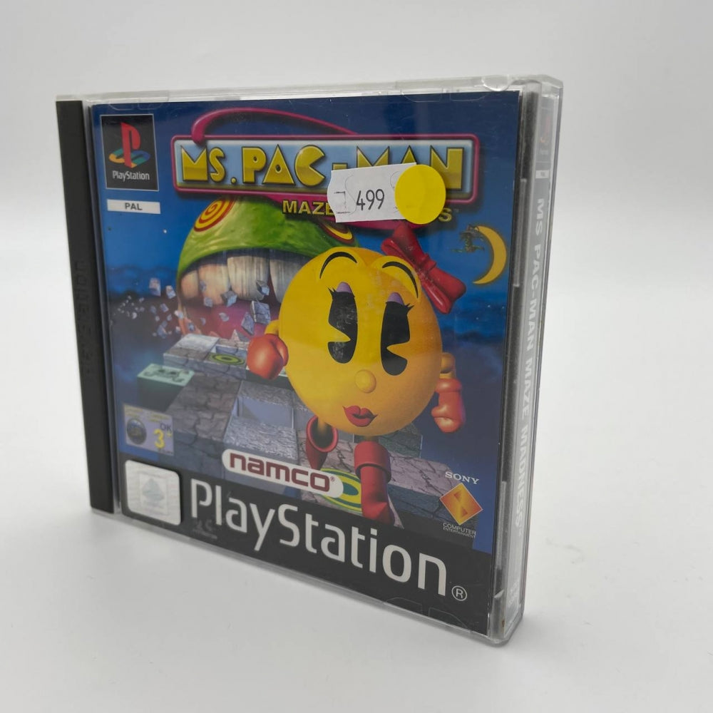 Ms Pac-man Maze Madness - Playstation 1 (PS1)