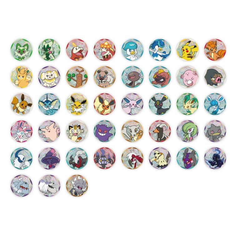 Pokemon - Gem Pack Badge Set (Kinesisk)
