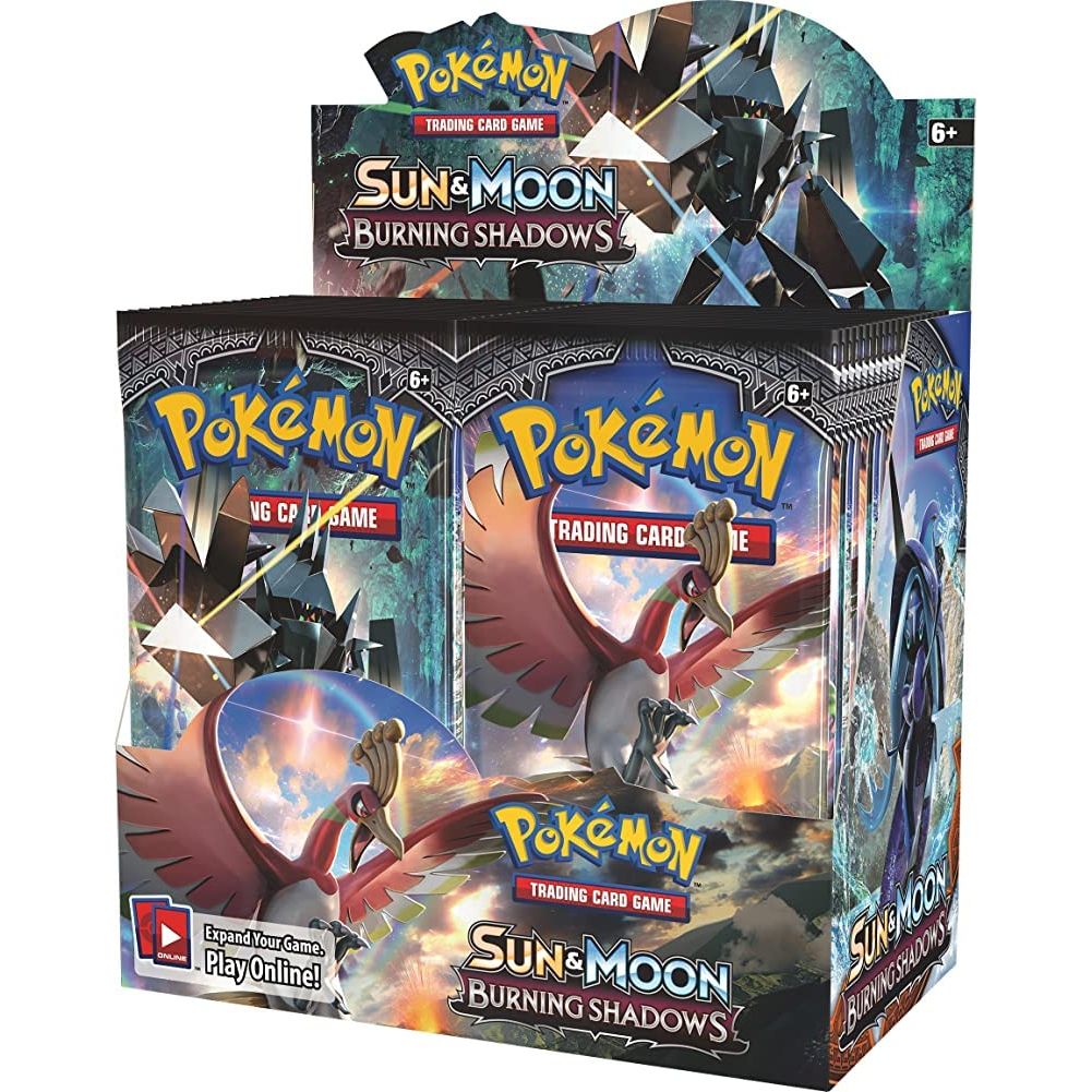Pokemon - Burning Shadows - Booster Box (Bounty på top hit) Skip the line