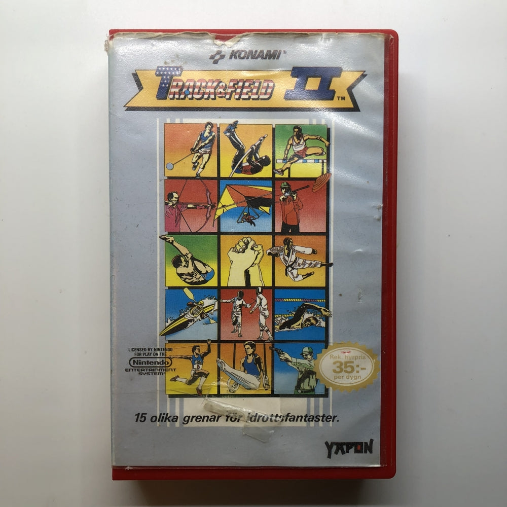 Track & Field 2 Yapon Utleie spill - Nintendo NES