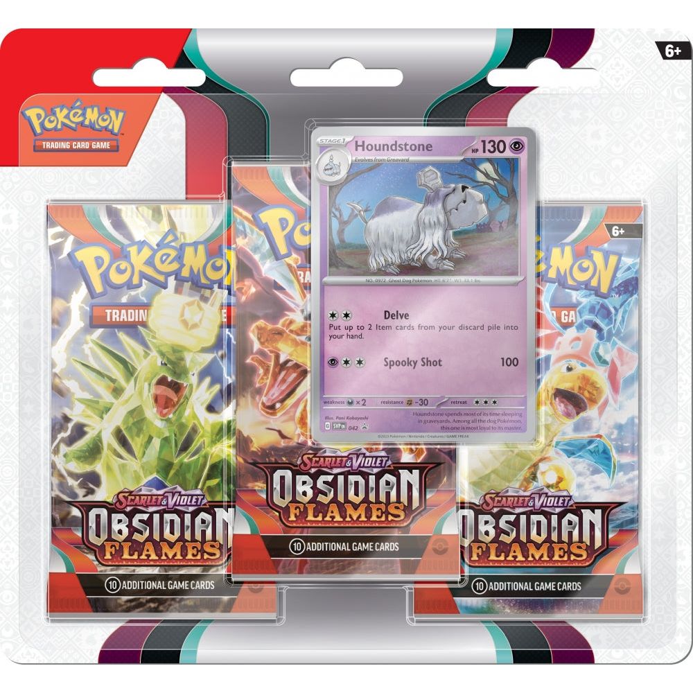 Pokemon - Obsidian Flames - 3-Pack Blister