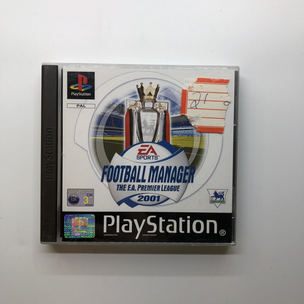 Fotball Manager 2001 The FA Premier Leauge - Playstation 1 (PS1)