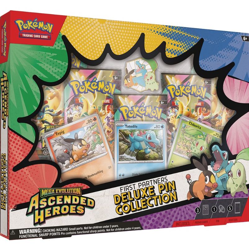 Pokemon - First Partner Deluxe Pin Collection - ÅPNES LIVE Maks 1x per kunde