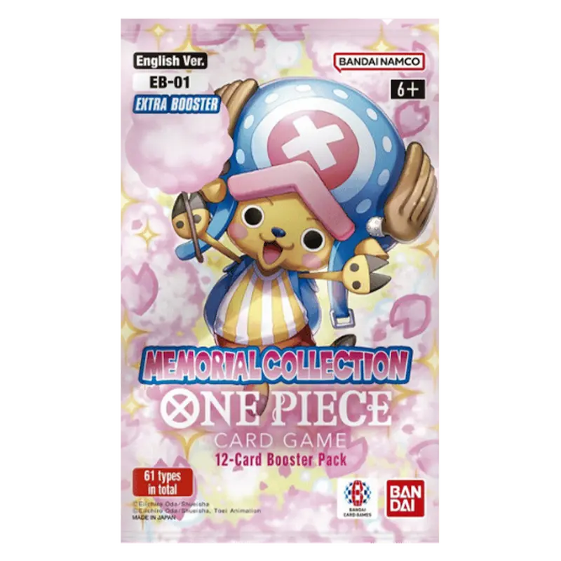 One Piece - EB-01 Memorial Collection - Engelsk Booster Pack